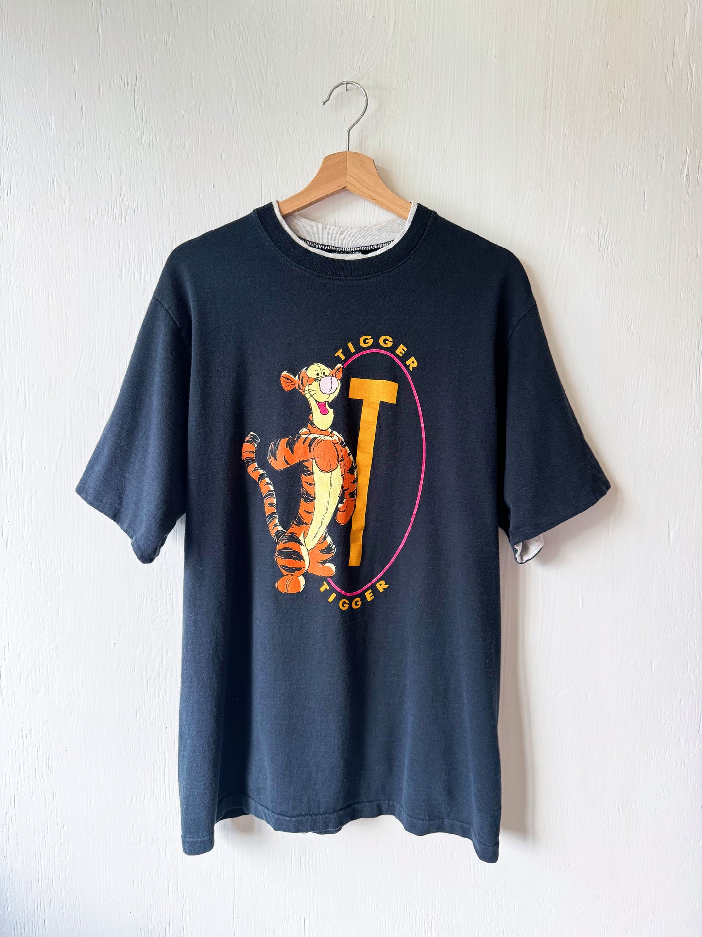 VINTAGE Disney Store Tigger Big “T” Tee - L