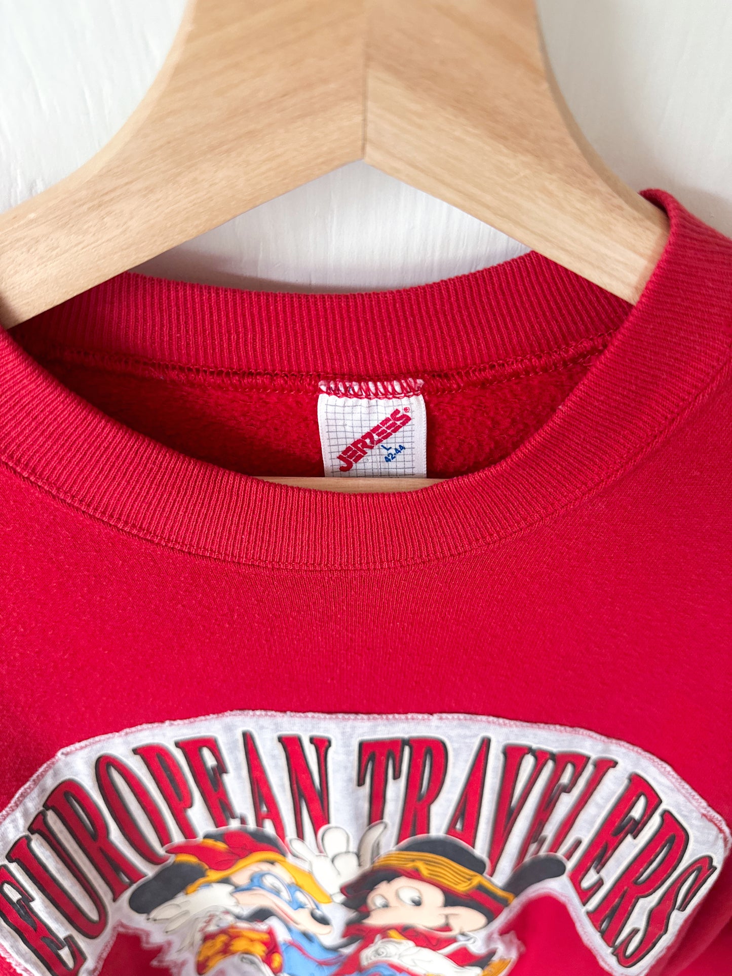 VINTAGE 90’s European Travelers Crewneck - L