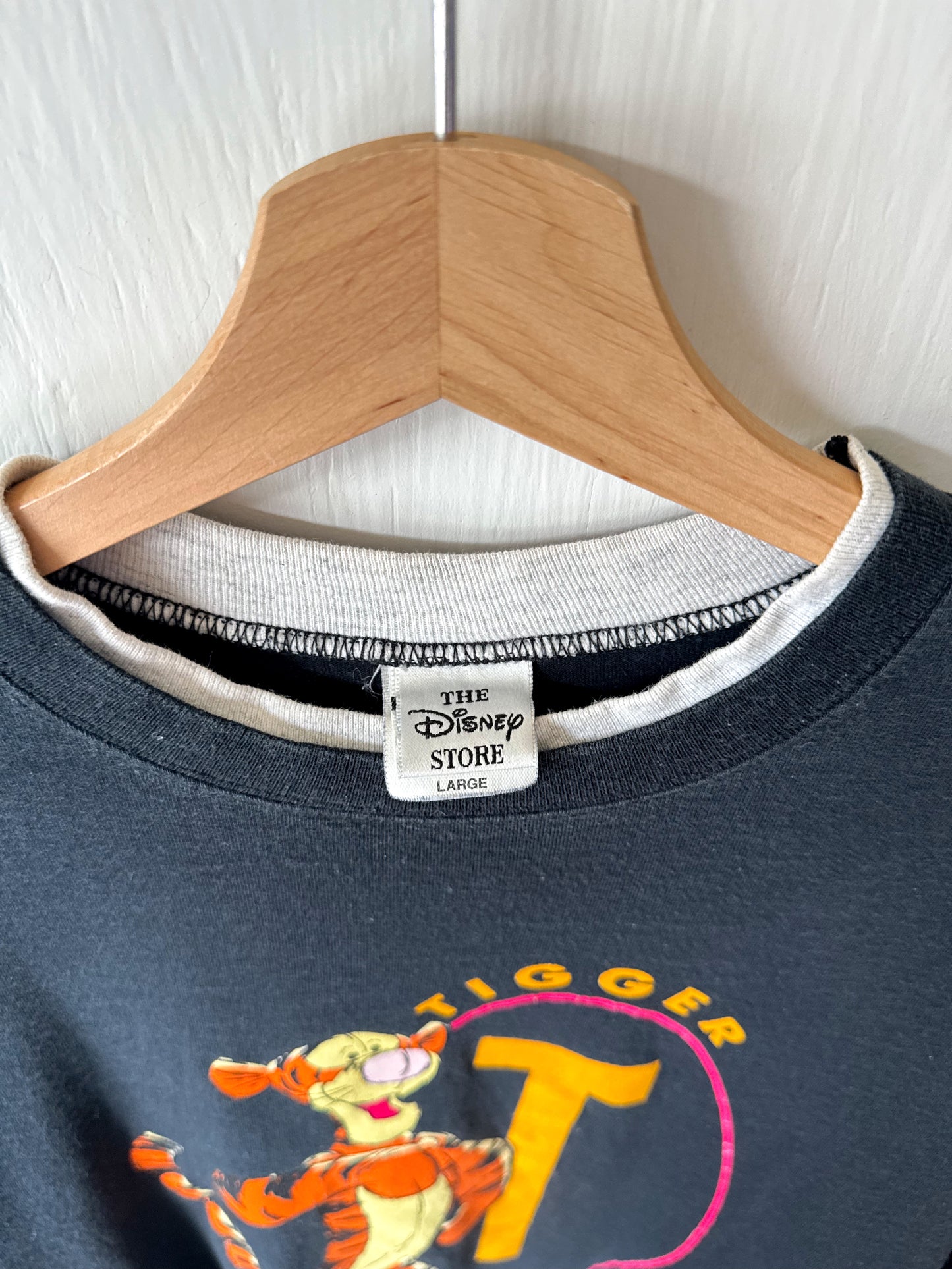 VINTAGE Disney Store Tigger Big “T” Tee - L