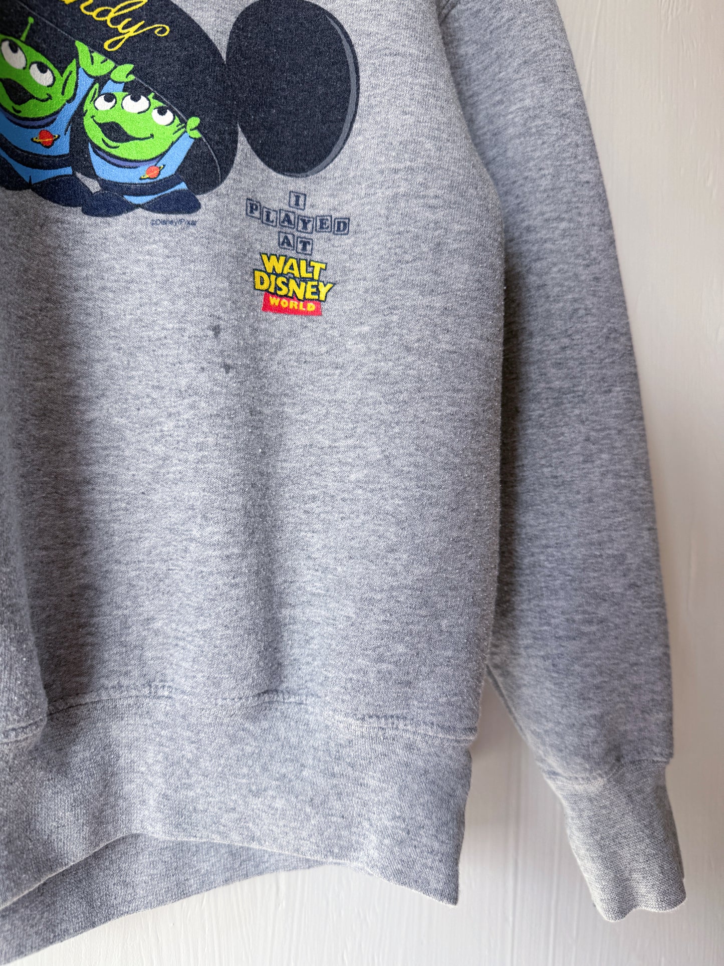 Disney Parks Toy Story Mickey Ears Crewneck - YS