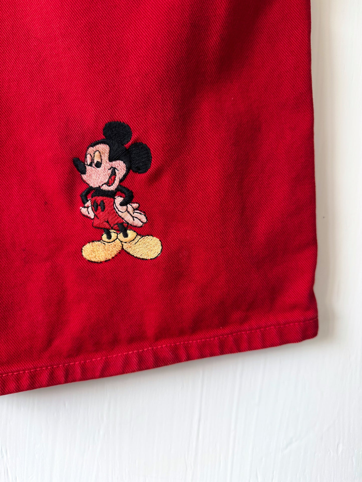 VINTAGE 90’s Mickey Denim Shorts - W6/8