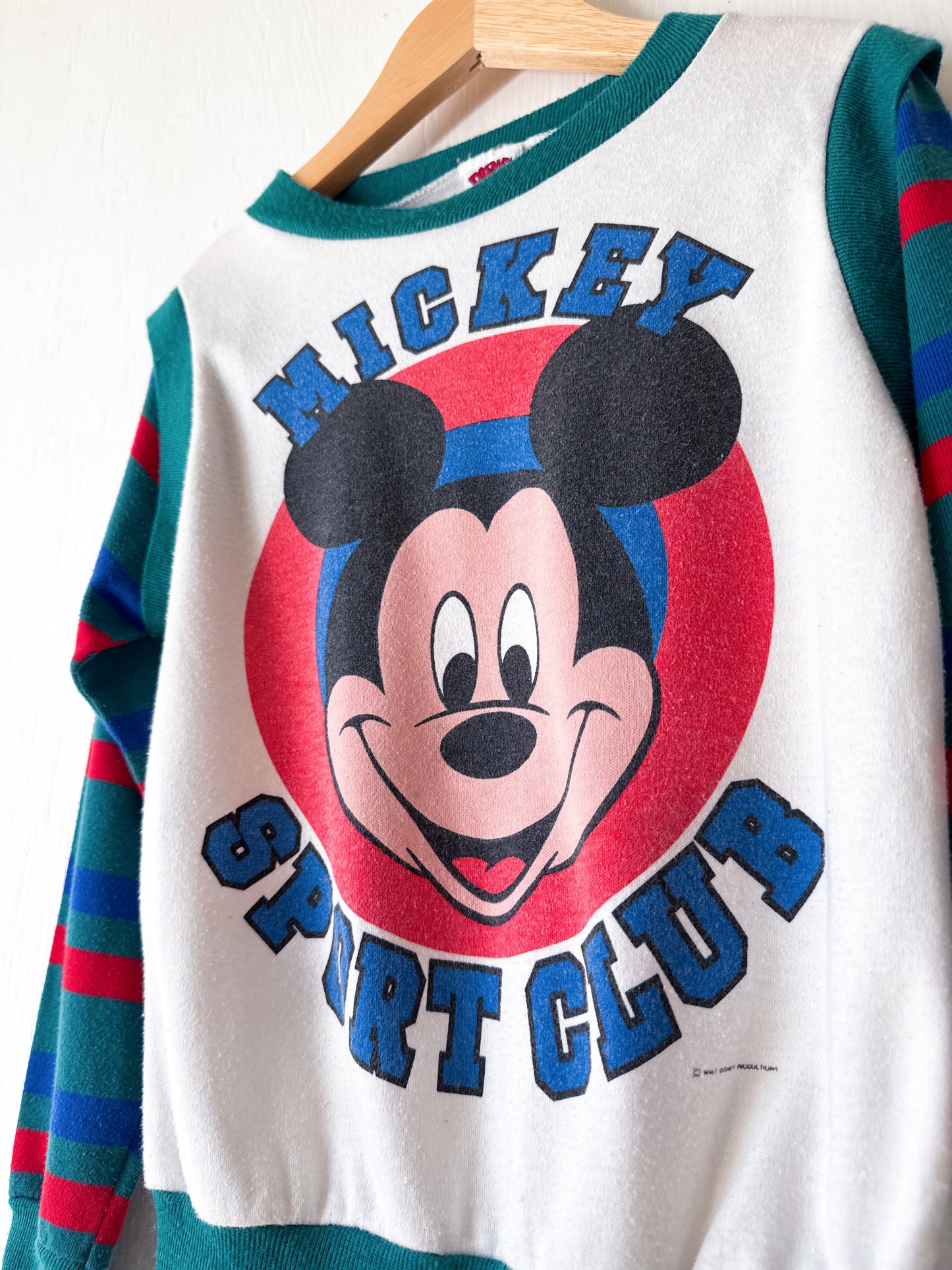 VINTAGE 80’s Mickey Sport Club Light Crewneck - Y5/6