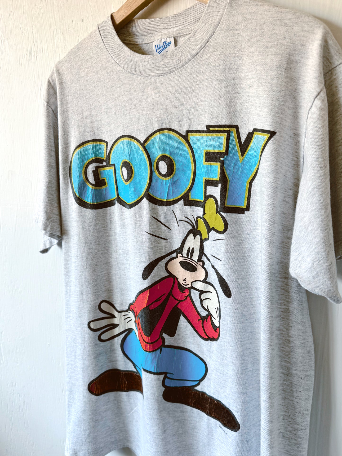 VINTAGE 90’s Rare Velva Sheen Goofy Tee - L