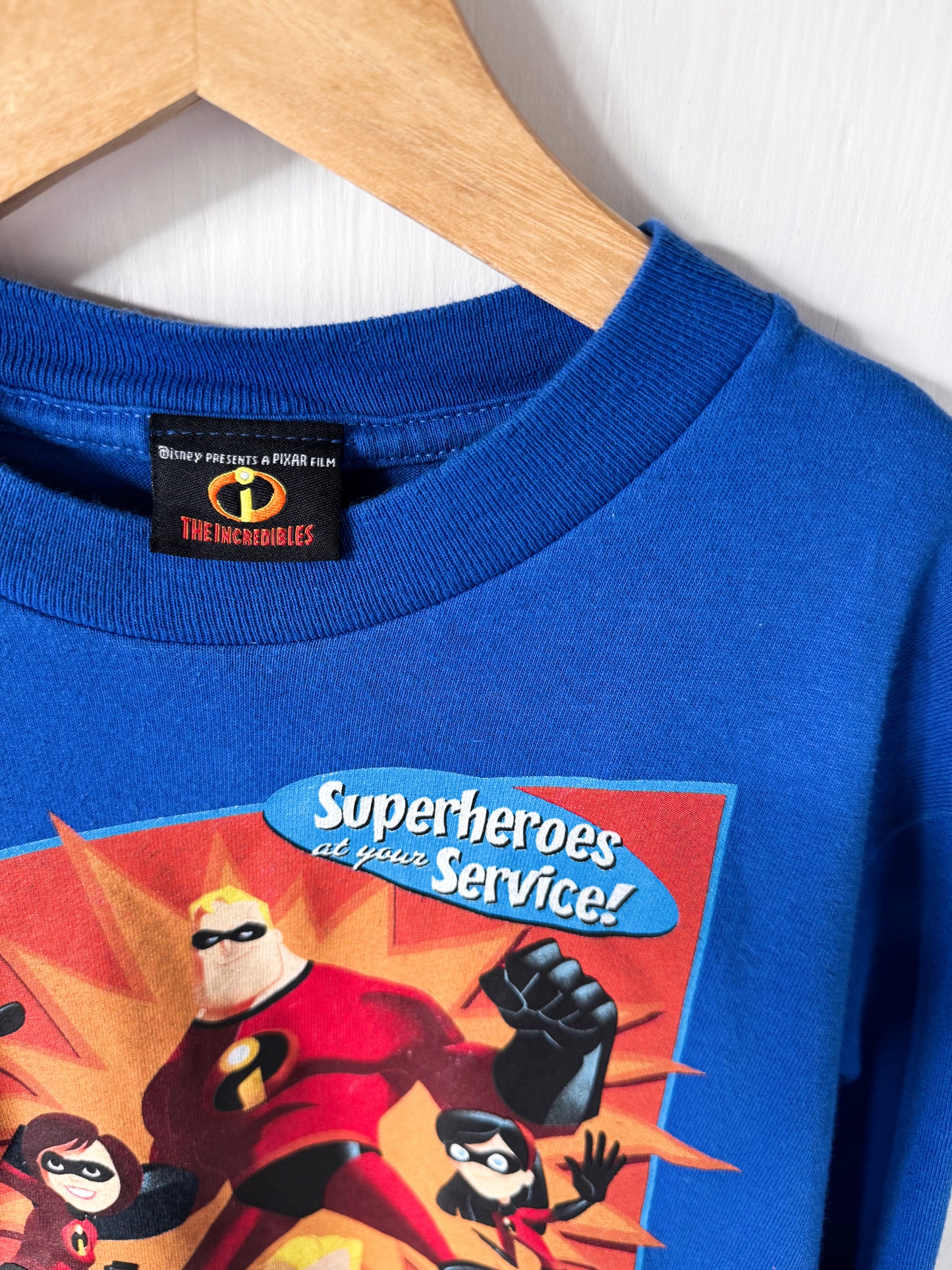 VINTAGE The Incredibles Long Sleeved Tee - YS(6/7)