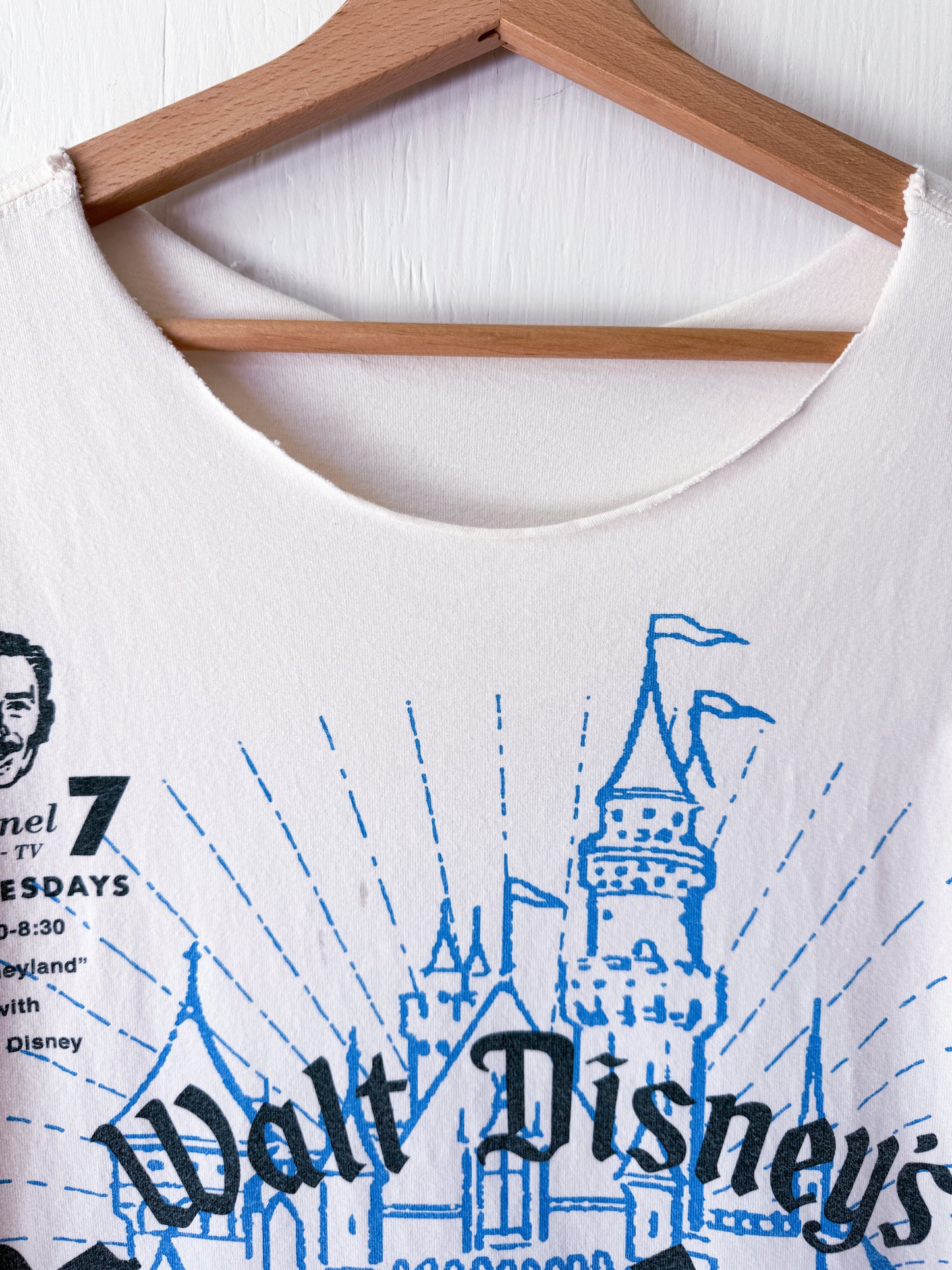 Retro Sleeping Beauty Castle + Walt Tee - L/XL