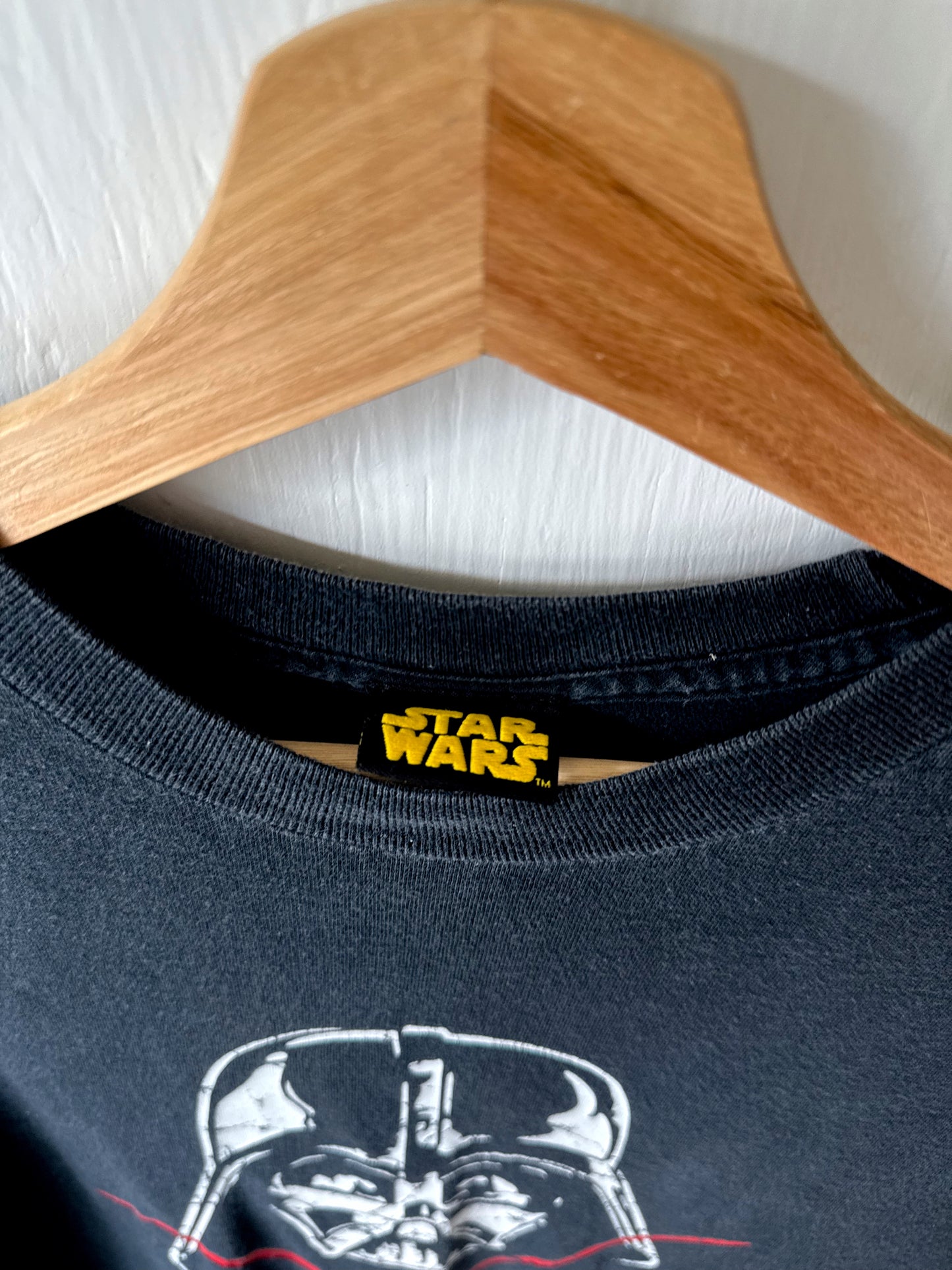VINTAGE Darth Vader Lightsaber Tee - L