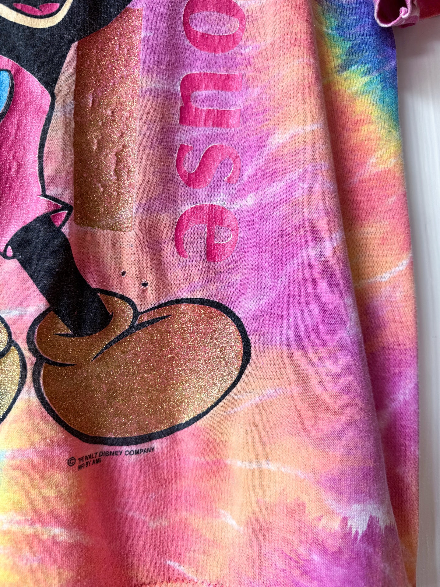 VINTAGE 90’s Tie Dye Single Stitch Tee - M