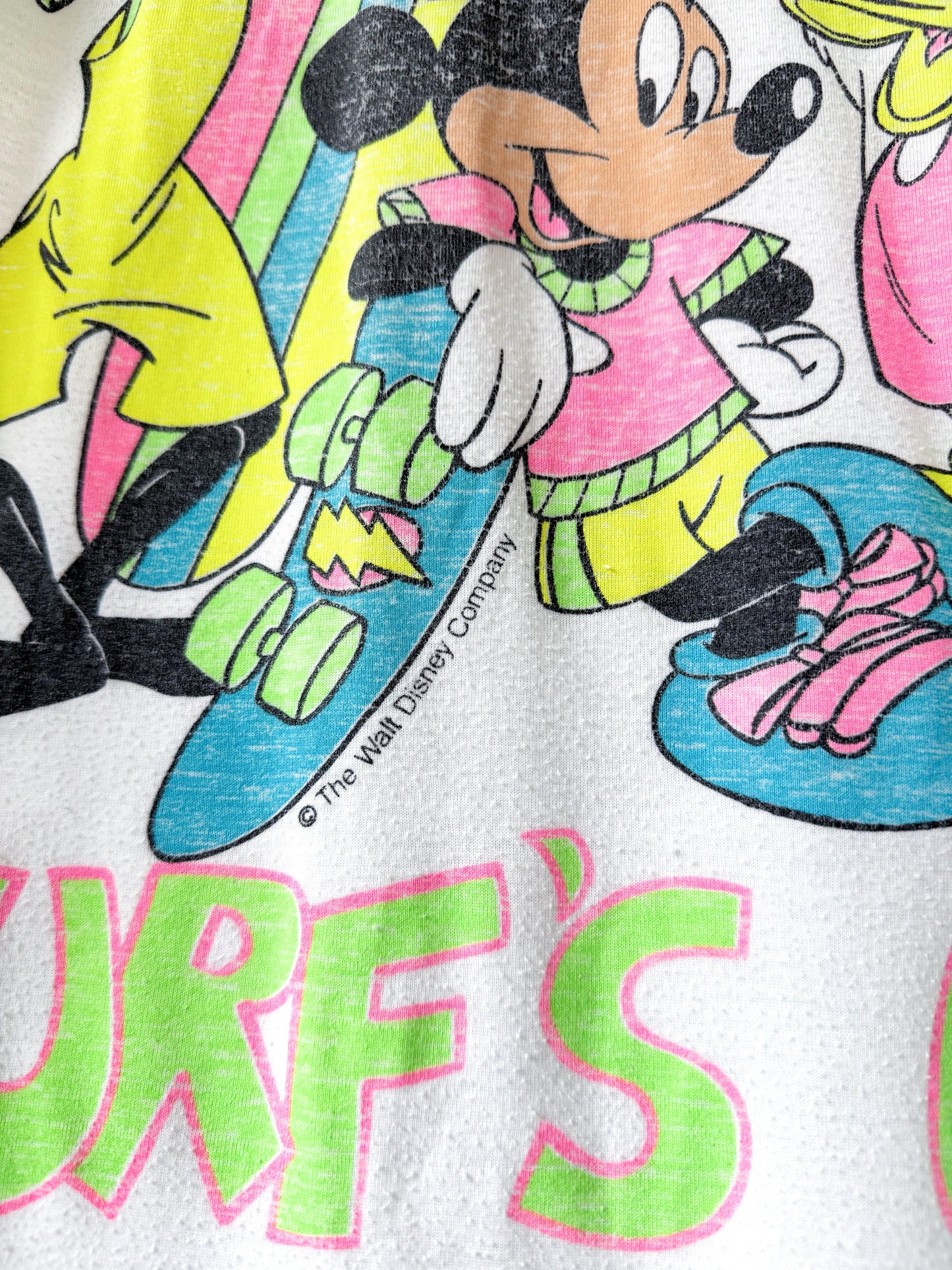 VINTAGE 80’s Surf’s Up Tee - YM/L