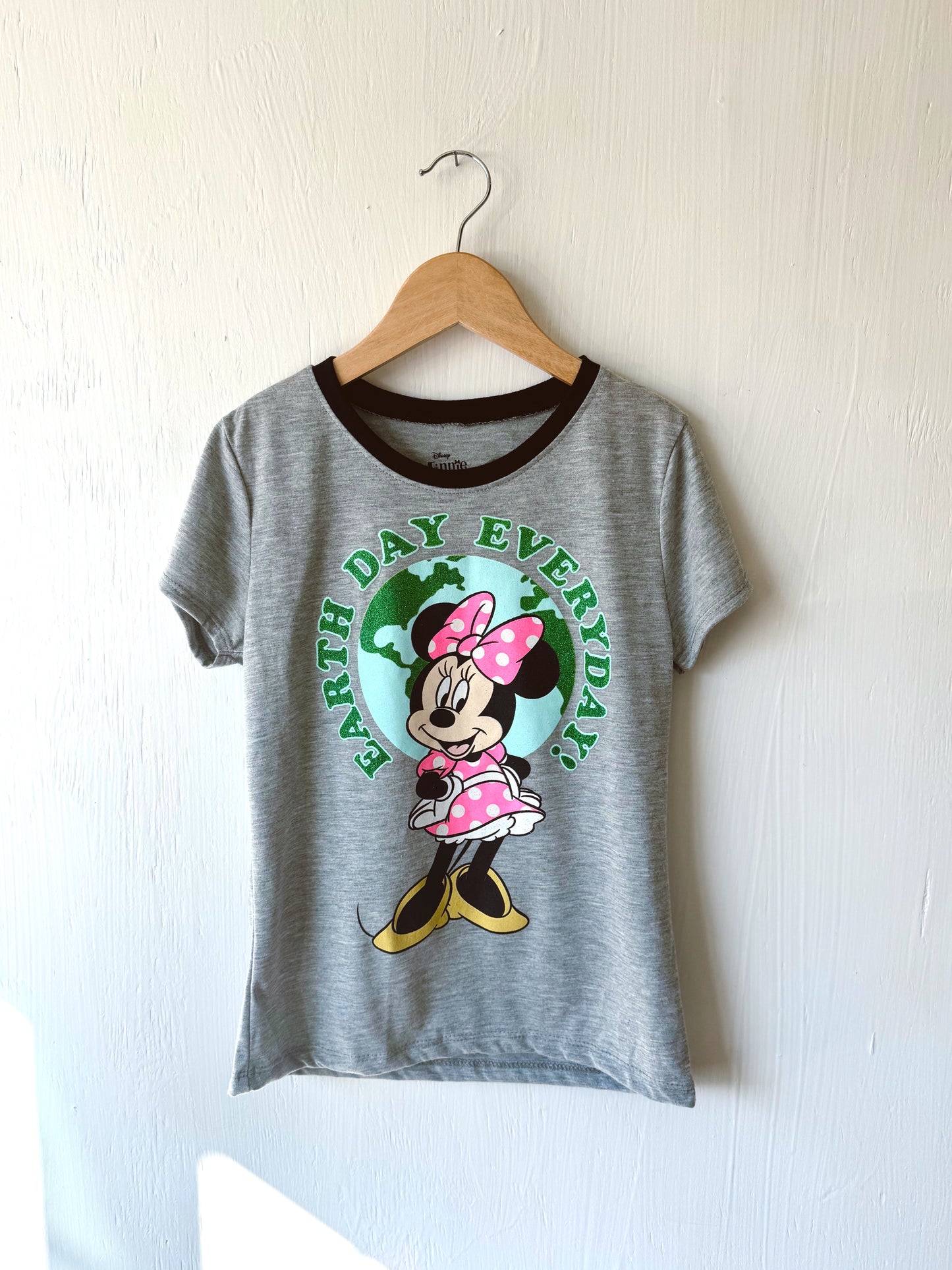 NEW Minnie Shimmer Earth Day Tee - YL