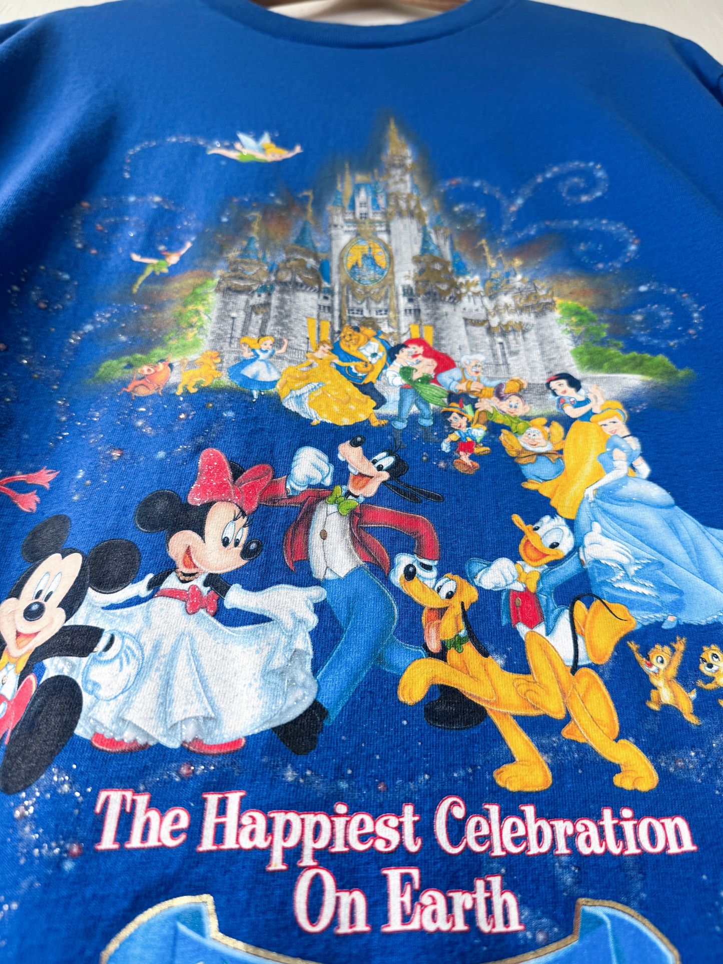 VINTAGE Happiest Celebration Castle Tee - L