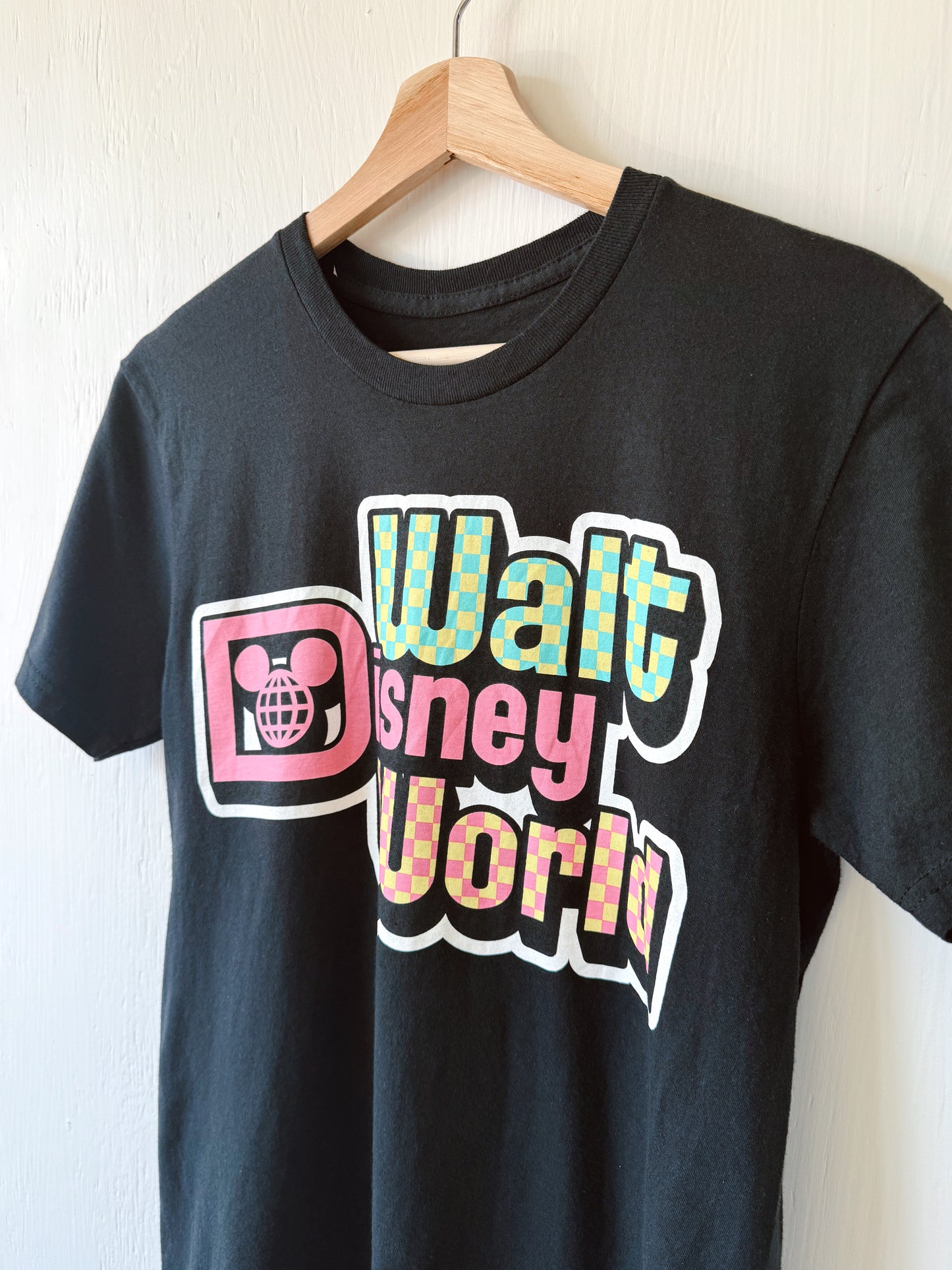 Disney Parks Checkered WDW Tee - S