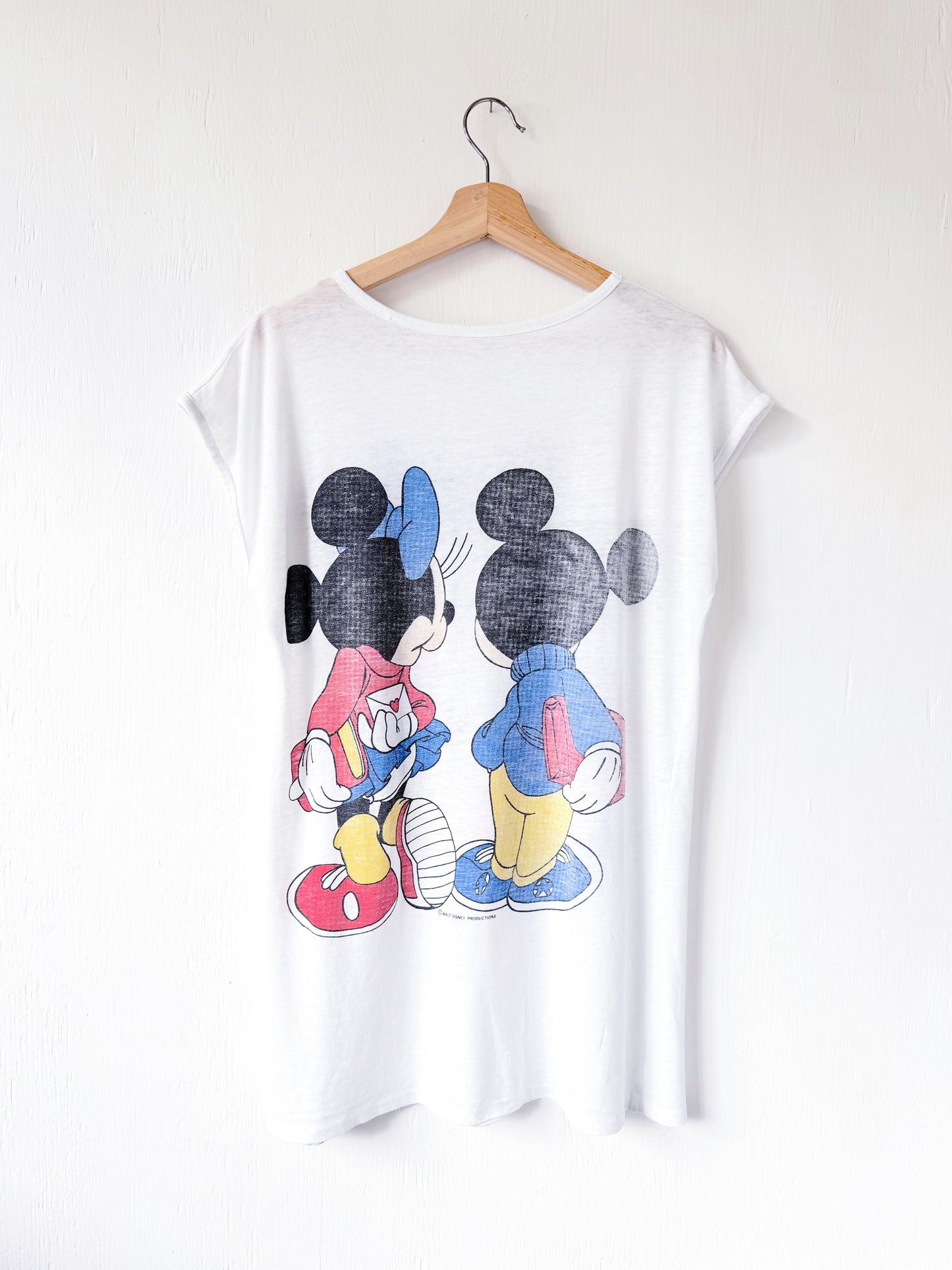 VINTAGE 80’s Walt Disney Productions Mickey Minnie Tee - M/L