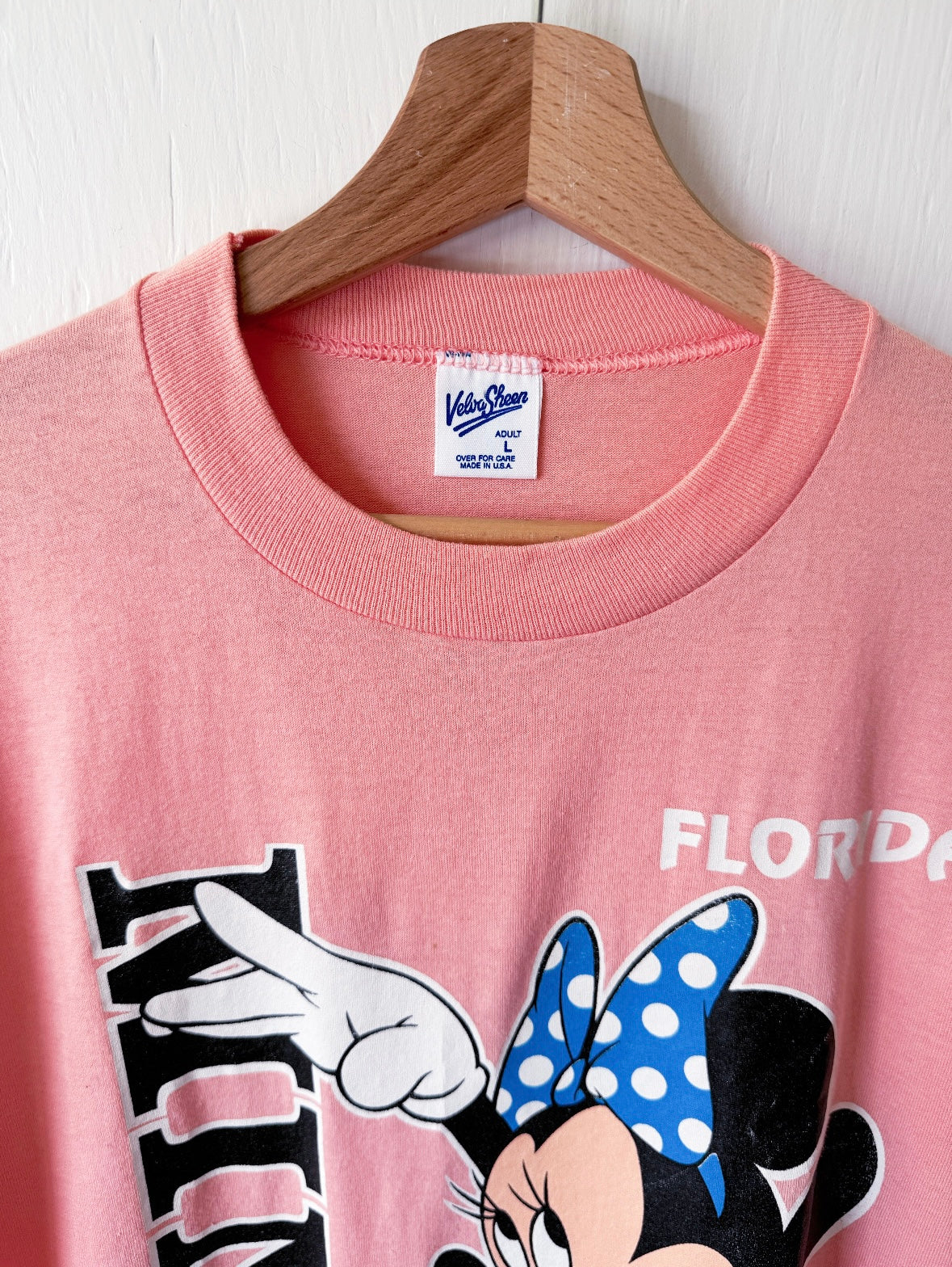 VINTAGE 90’s Polka Dot Minnie Tee - L