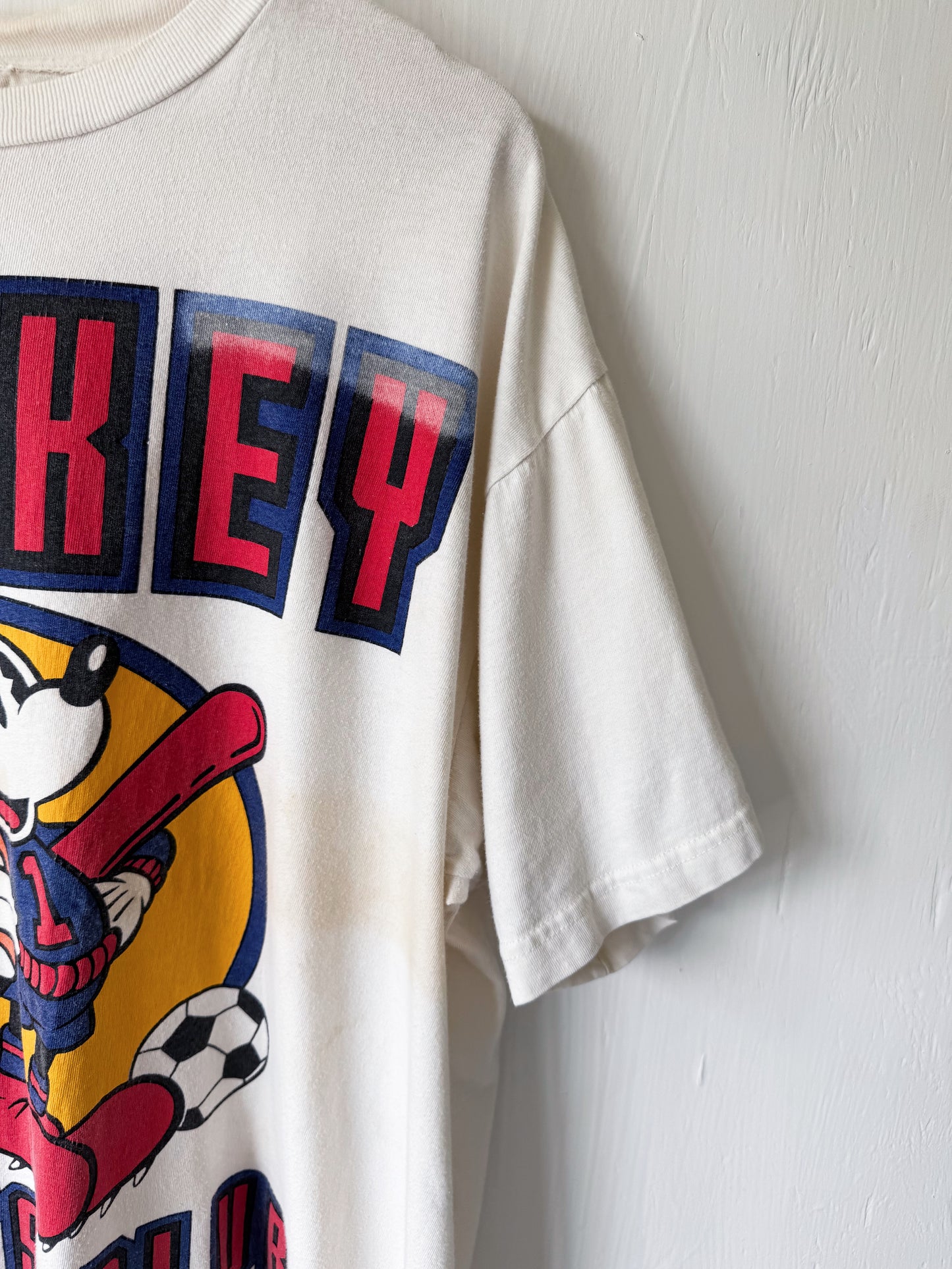 VINTAGE 90’s Mickey Sports Club Tee - XL