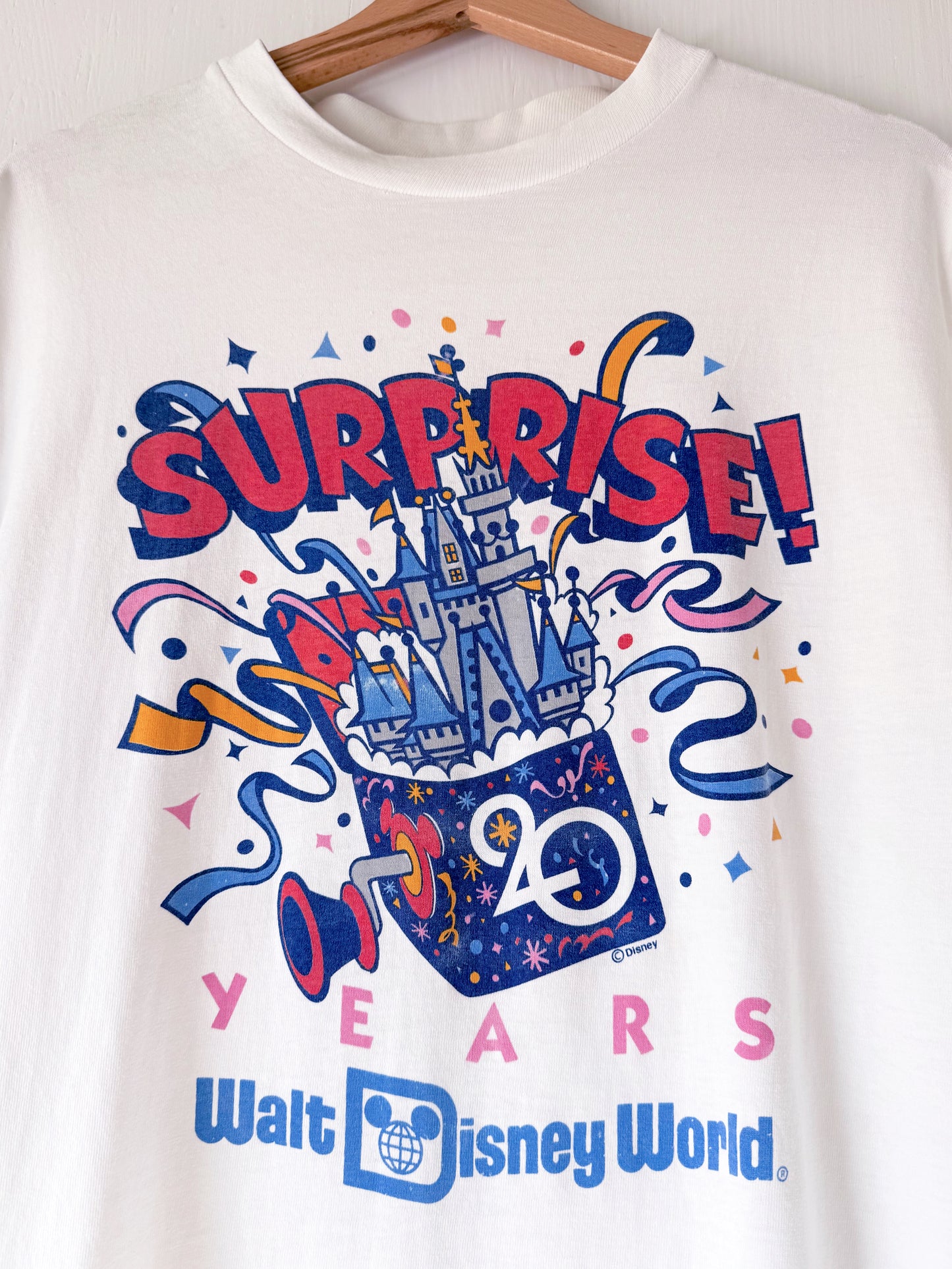 VINTAGE 90’s WDW 20 Years Tee - M