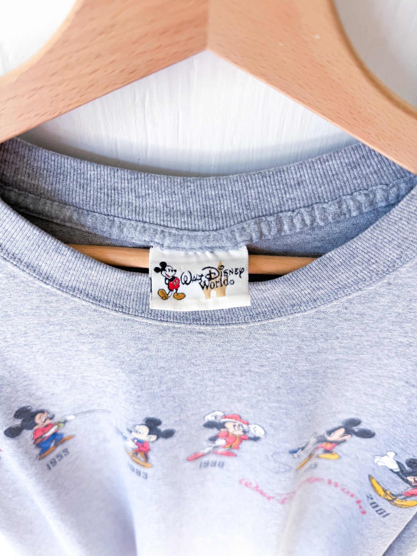 VINTAGE ‘01 Mickey Through The Years Tee - XL