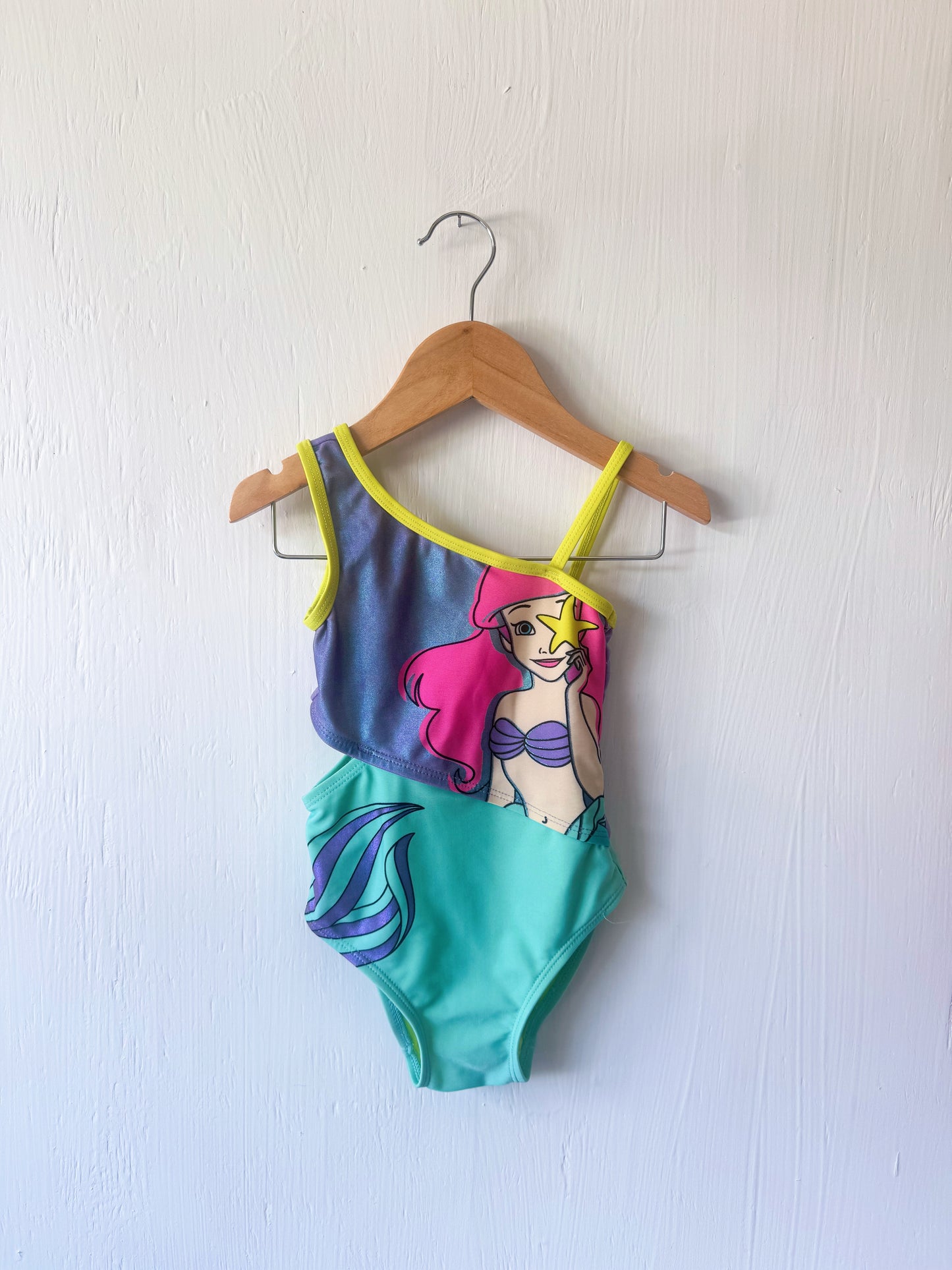 Disney Parks Ariel Asymmetrical Swimsuit - 4T