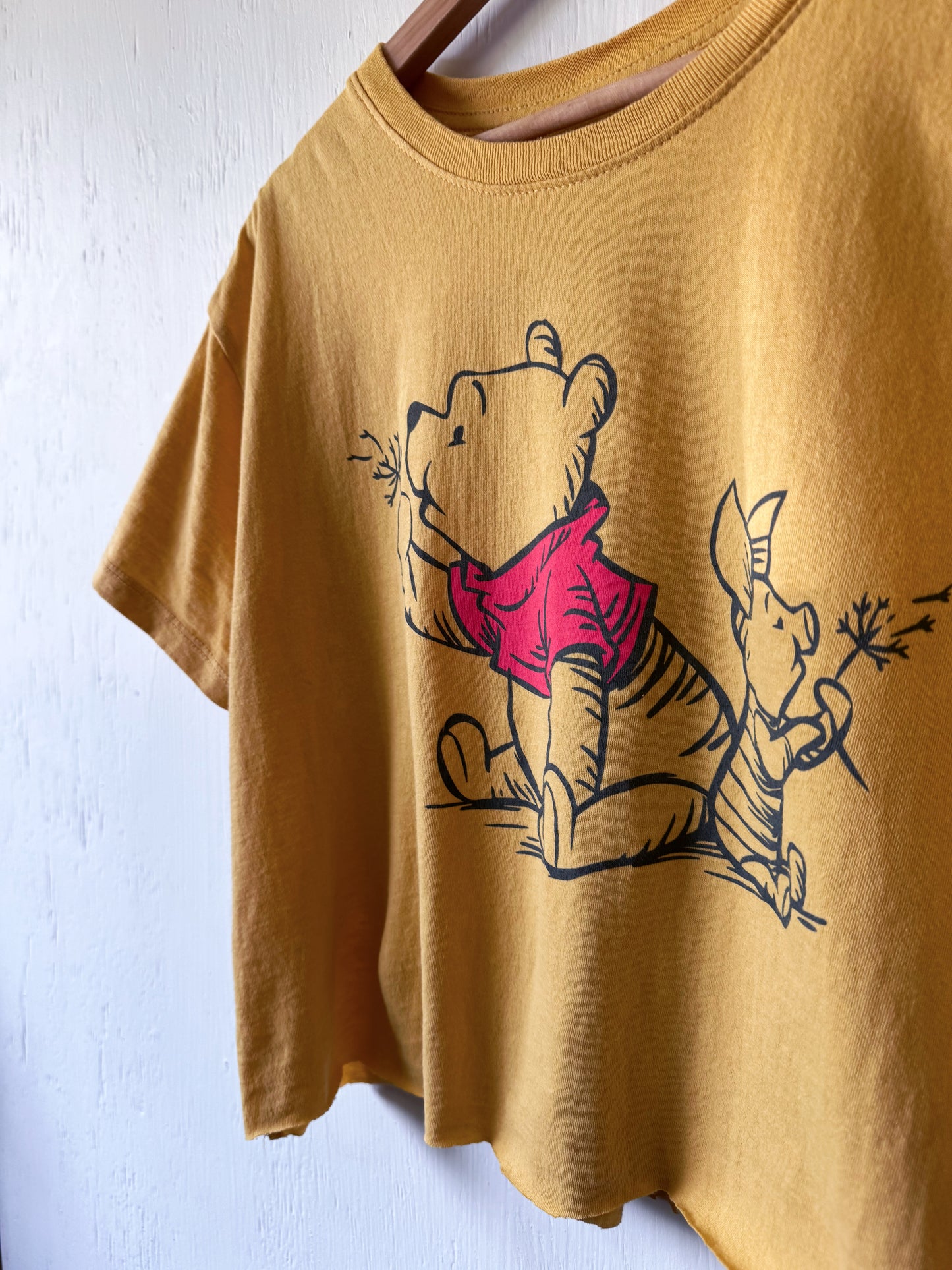 Pooh + Piglet Raw Hem Tee - XL