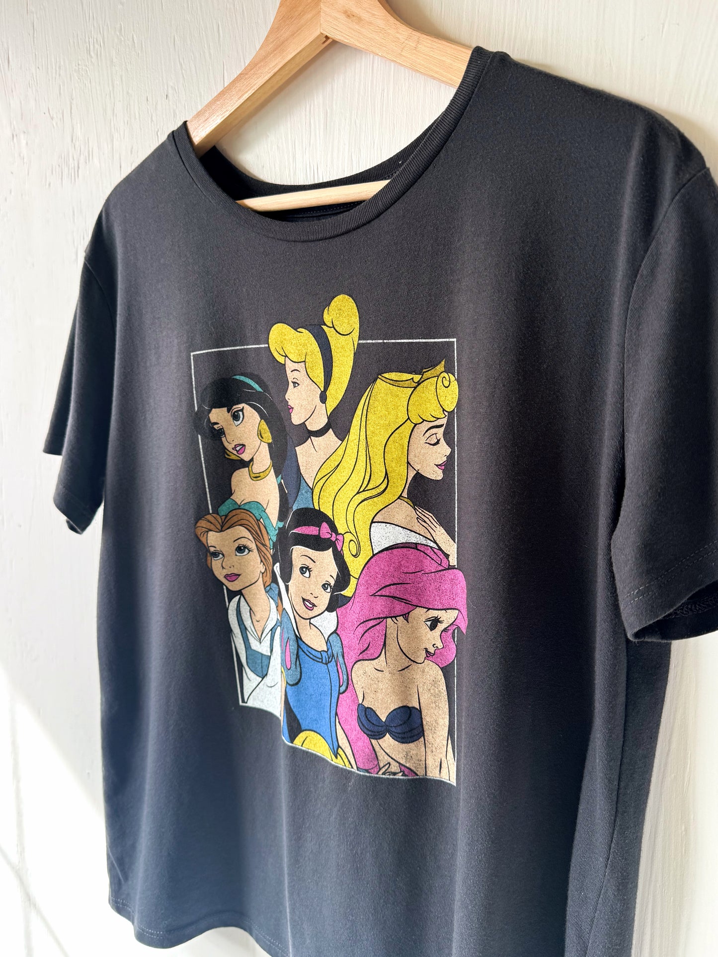 Boxy Charcoal Princess Tee - XL