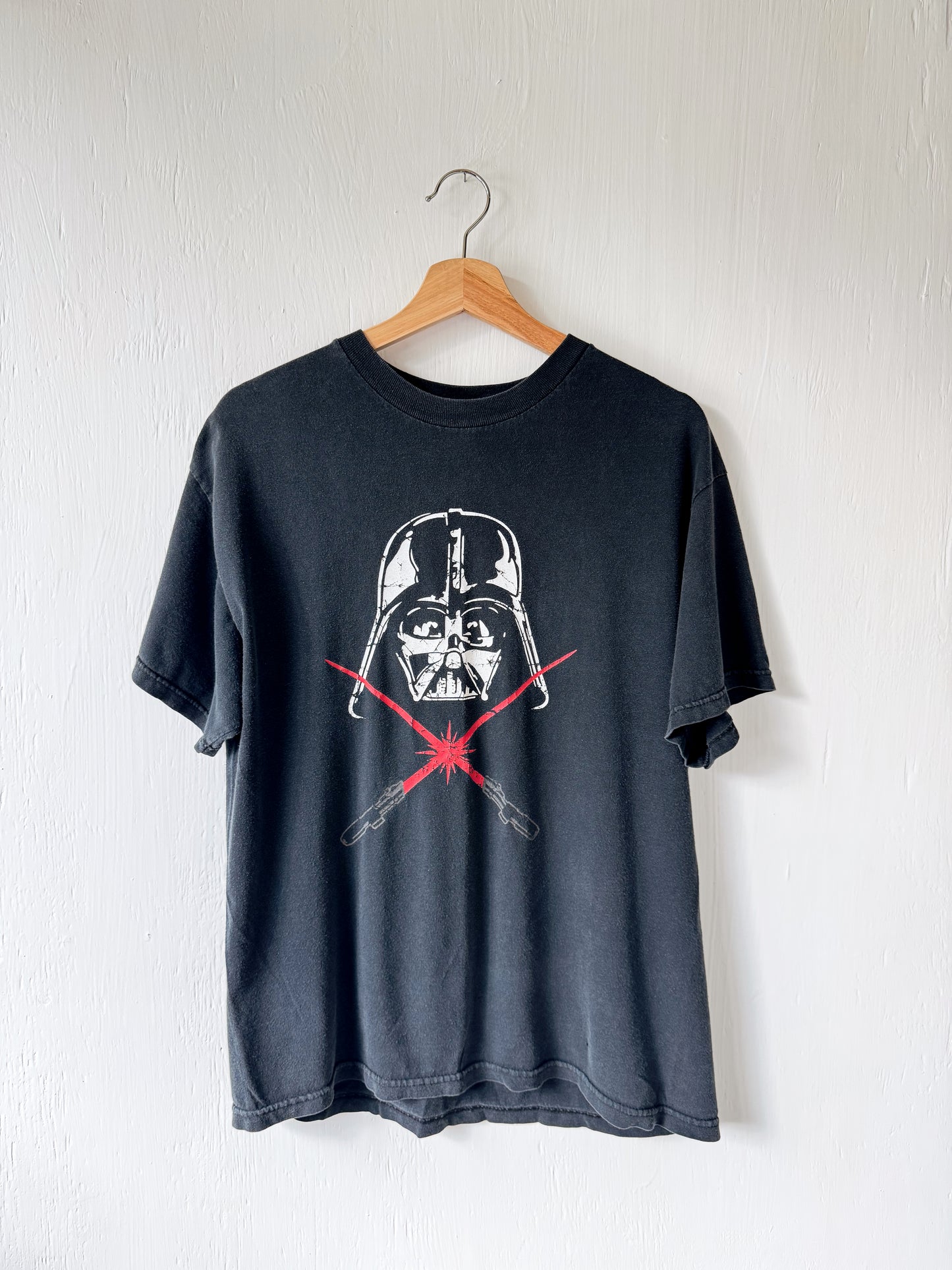 VINTAGE Darth Vader Lightsaber Tee - L