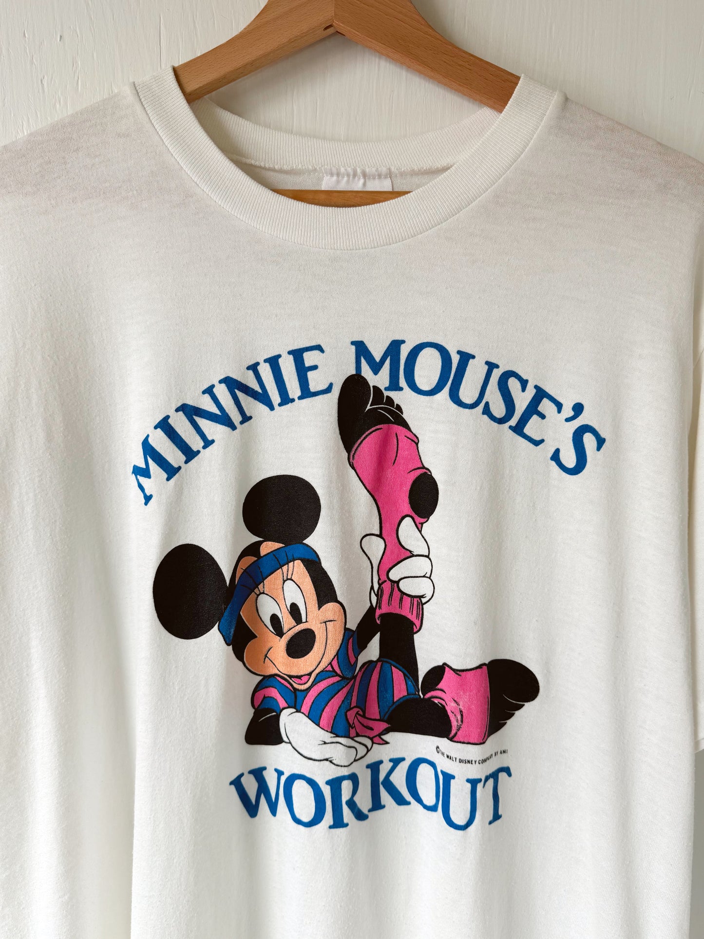 VINTAGE Rare Minnie Workout Tee - OS