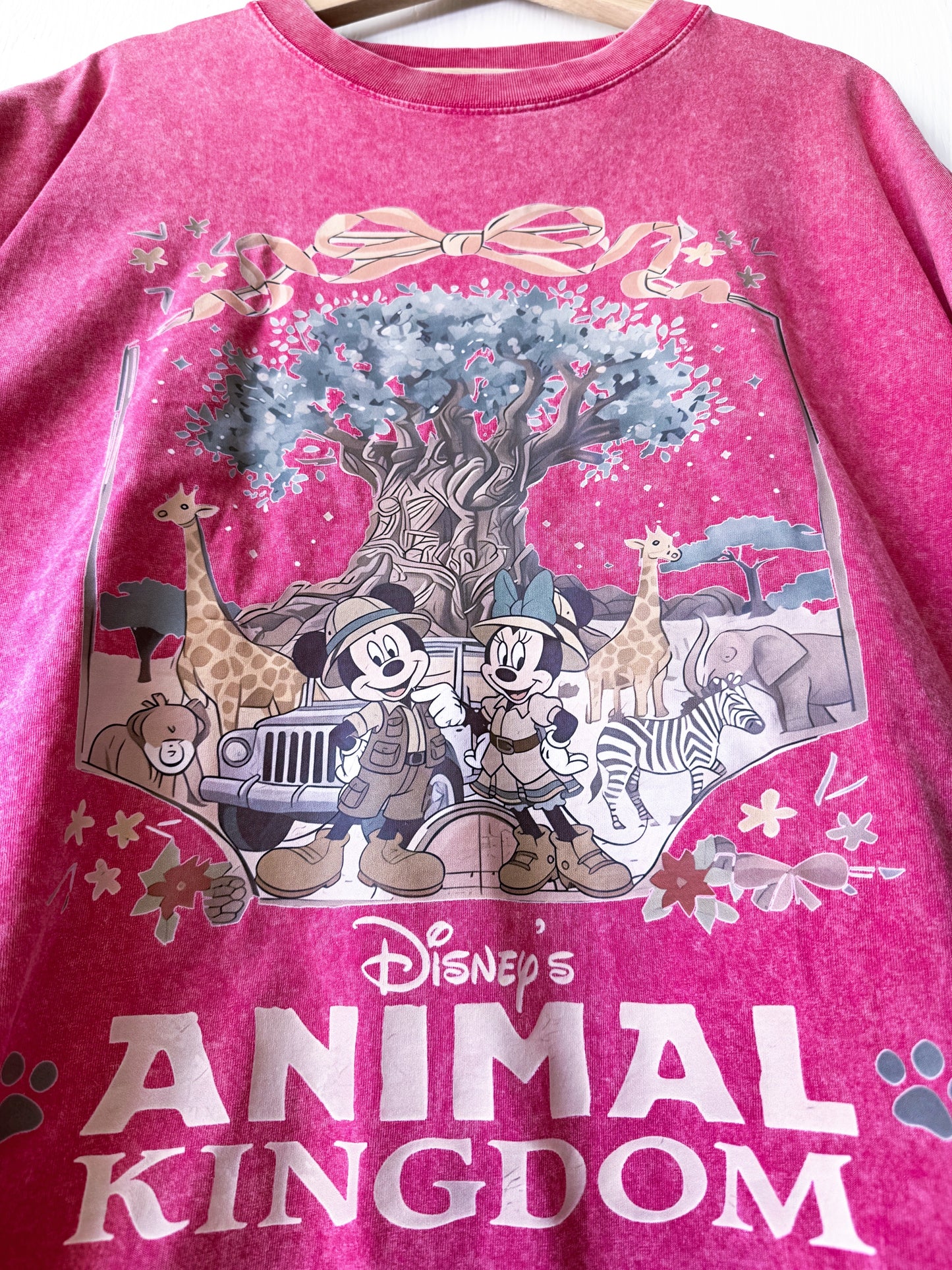 Retro Animal Kingdom Tree Of Life Tee - 2X