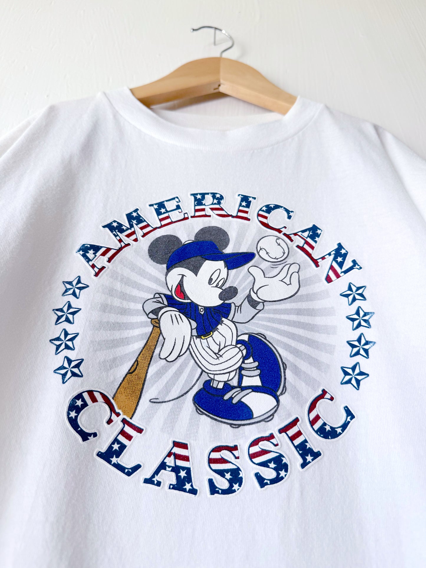 VINTAGE 90’s Mickey Baseball Tee - YM