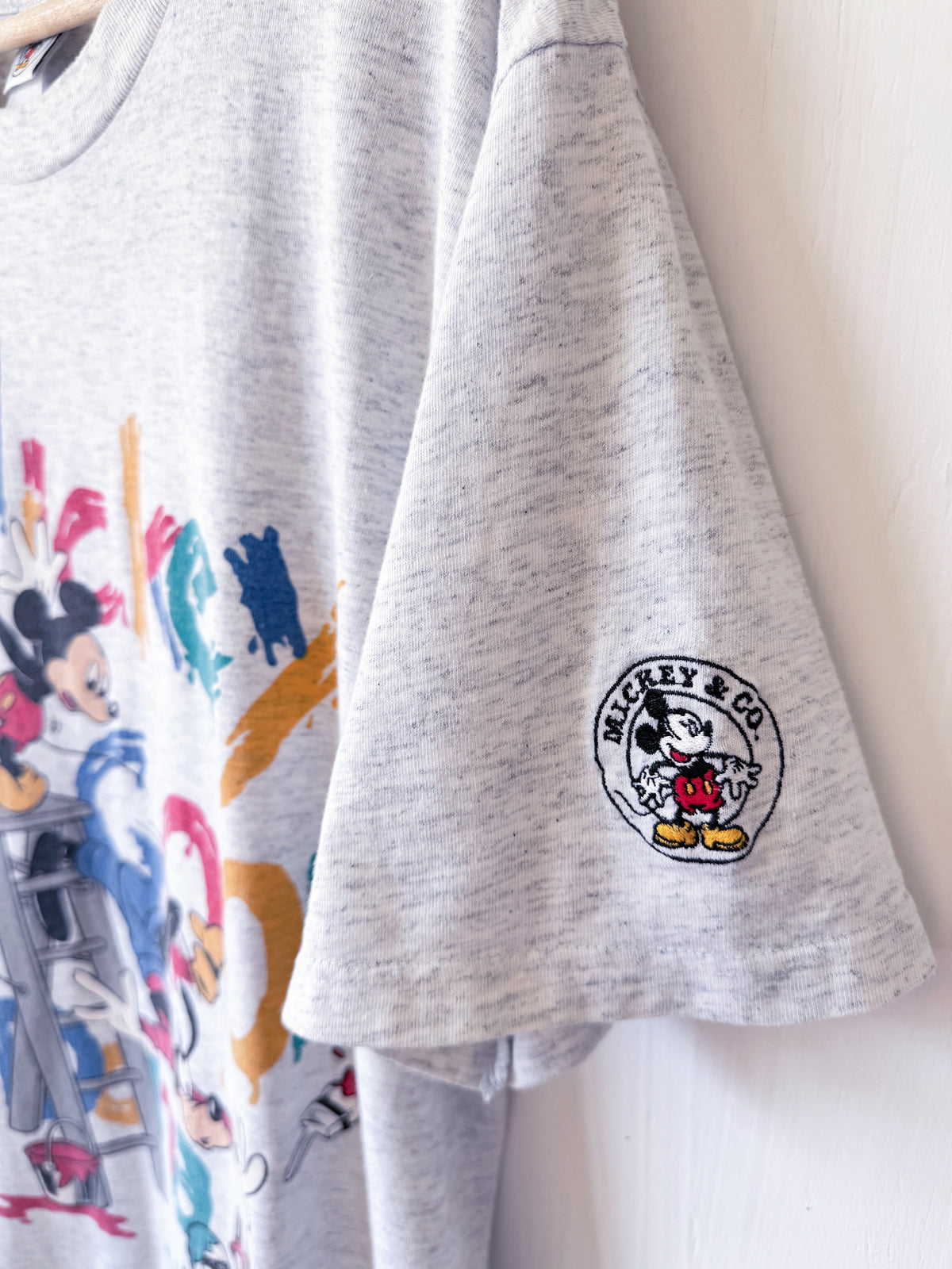 VINTAGE 90’s Mickey Painting Tee - L