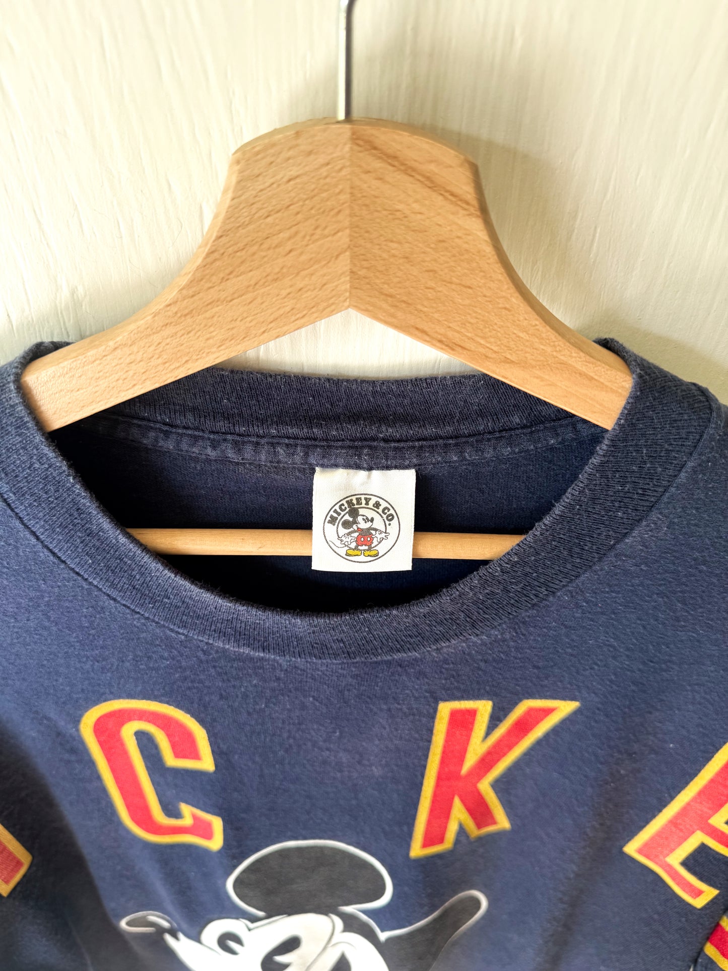 VINTAGE 90’s Mickey Spell Out Tee - OS
