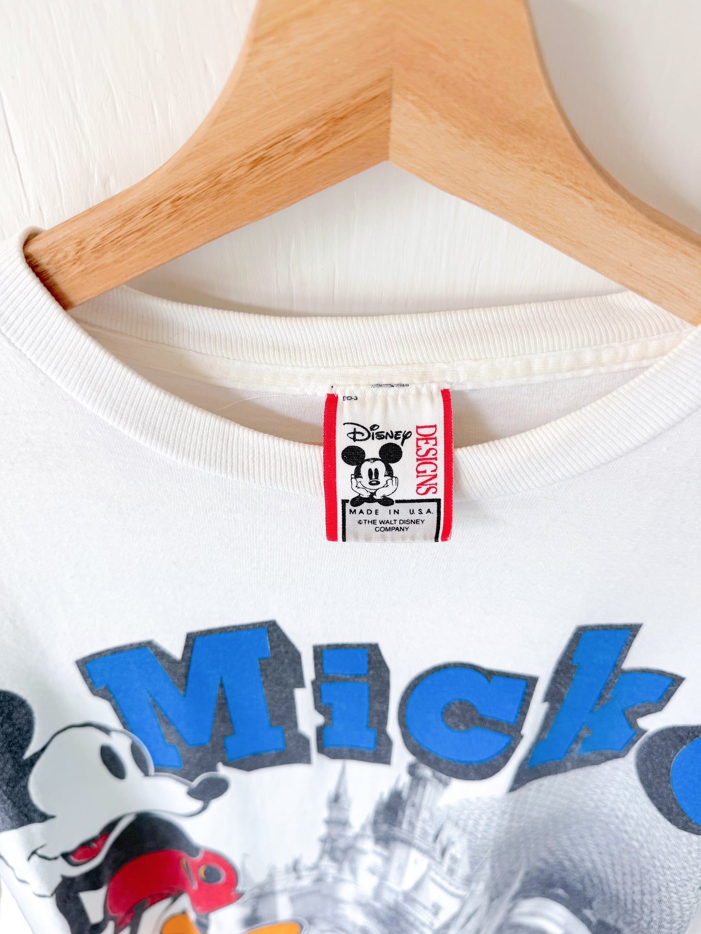 VINTAGE 90’s Mickey 3 Parks Tee - L/XL