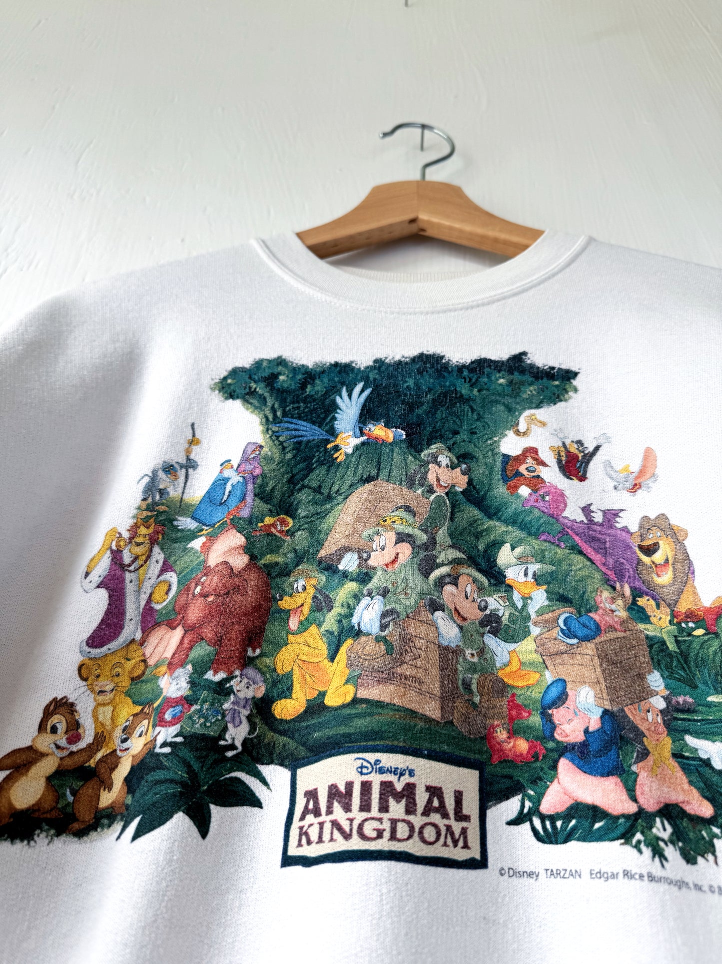 VINTAGE Rare Animal Kingdom Character Signatures Crewneck - M