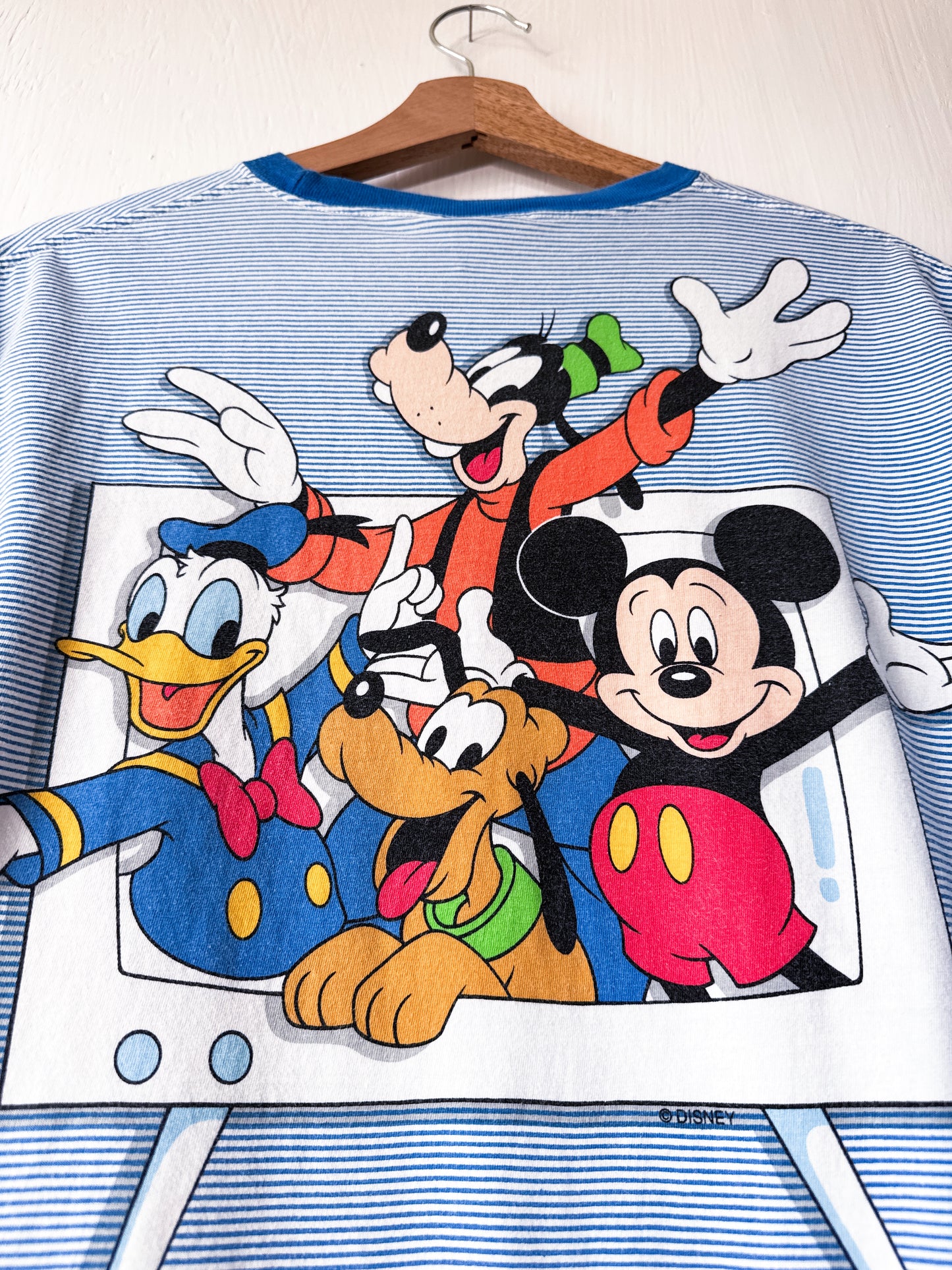 Retro 90’s Character TV Front Back Tee - M