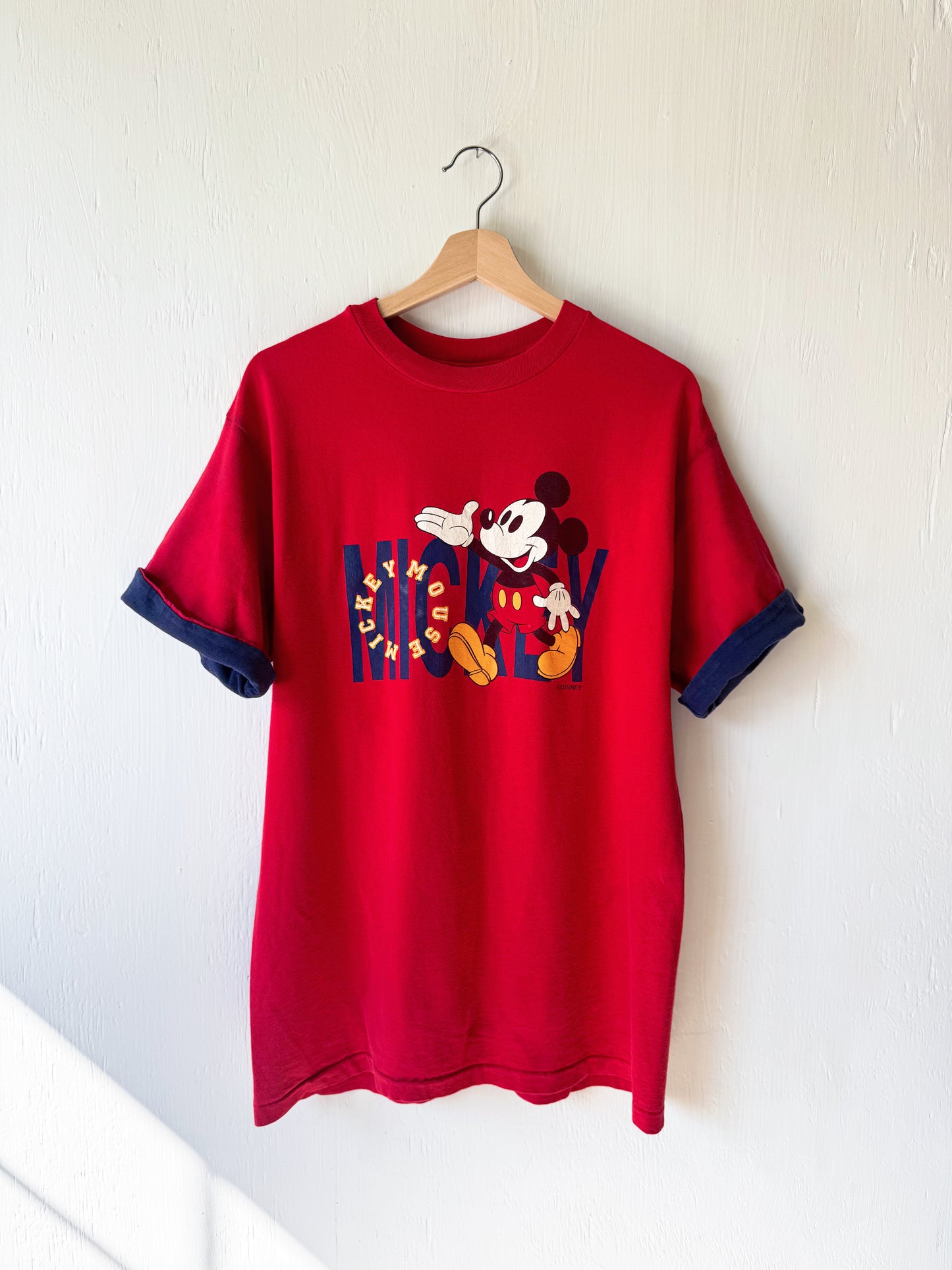 VINTAGE 90’s Classic Mickey Tee - L