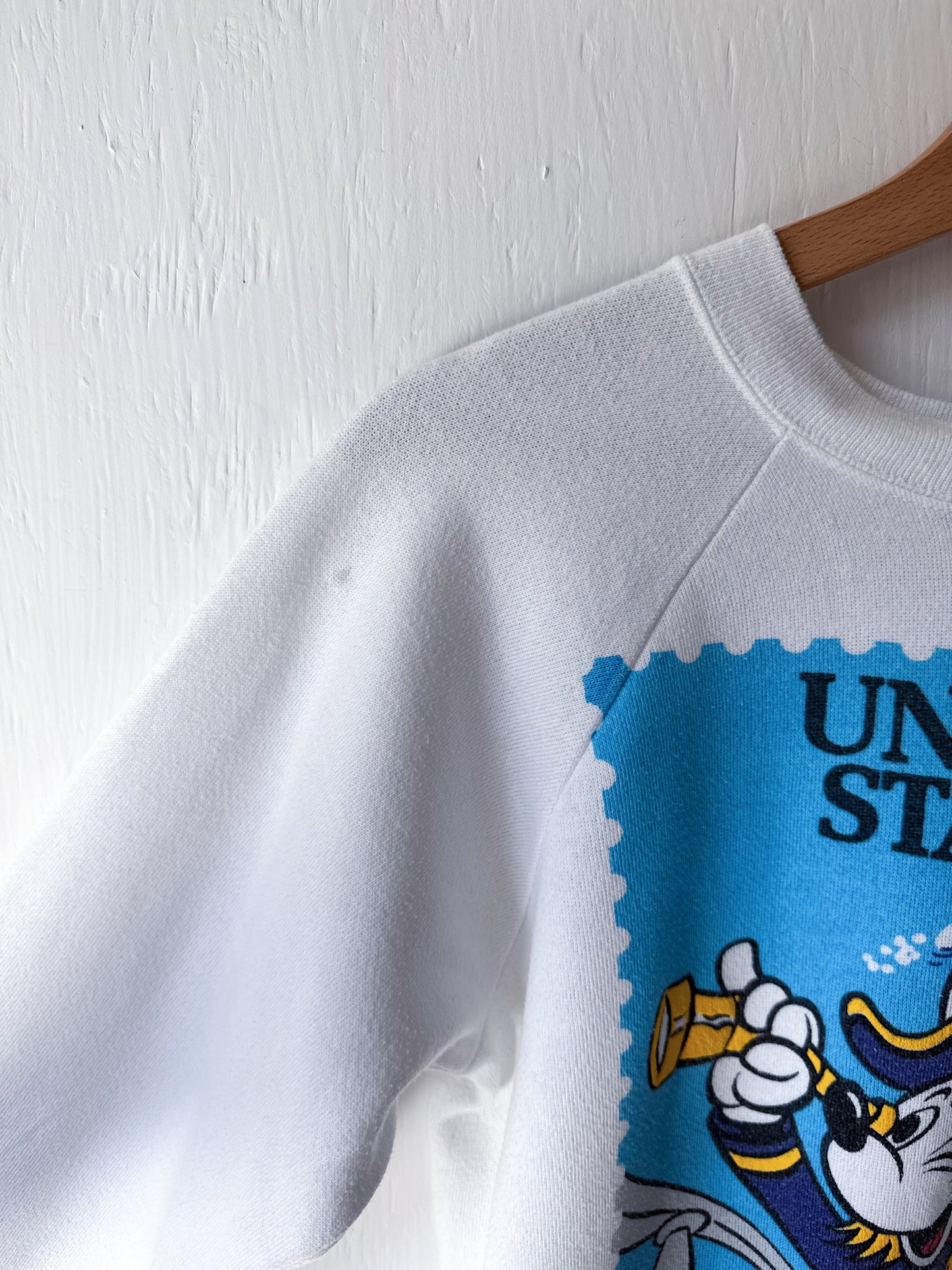 VINTAGE Rare 80’s Captain Mickey Stamp Crewneck - S/M