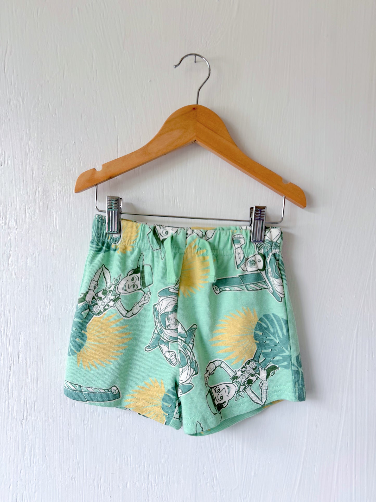 Tropical Woody Drawstring Shorts - 3T