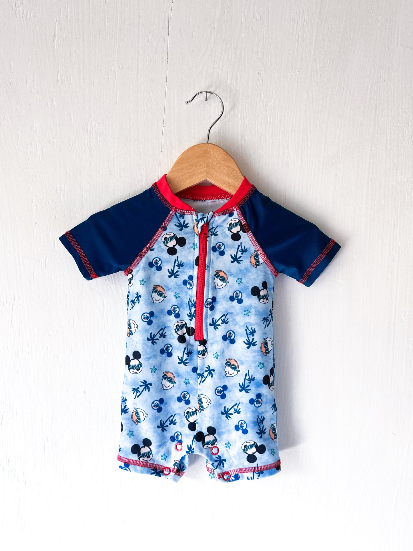 Mickey Donald Tropical Swimsuit - 0/3M