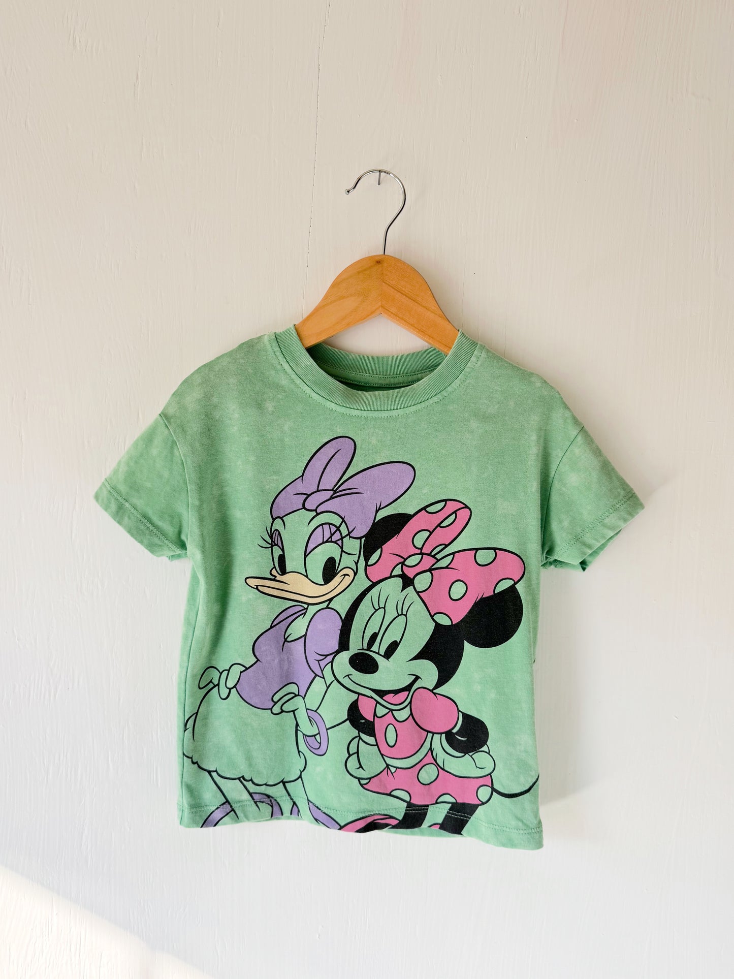 Green Daisy Minnie Tee - 4T