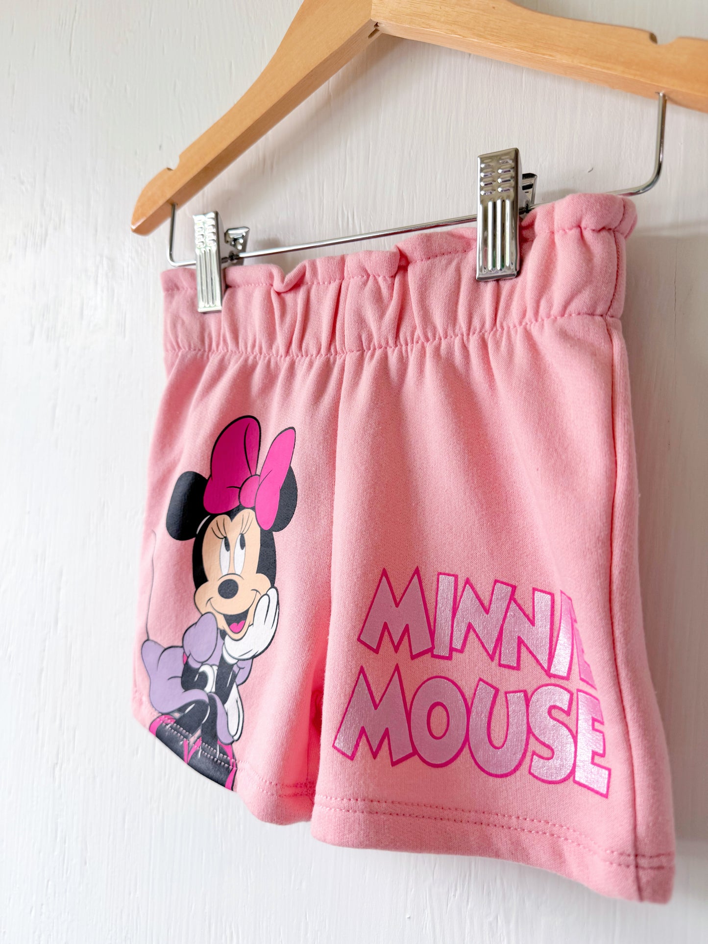 Minnie Mouse Shimmer Shorts - 2T