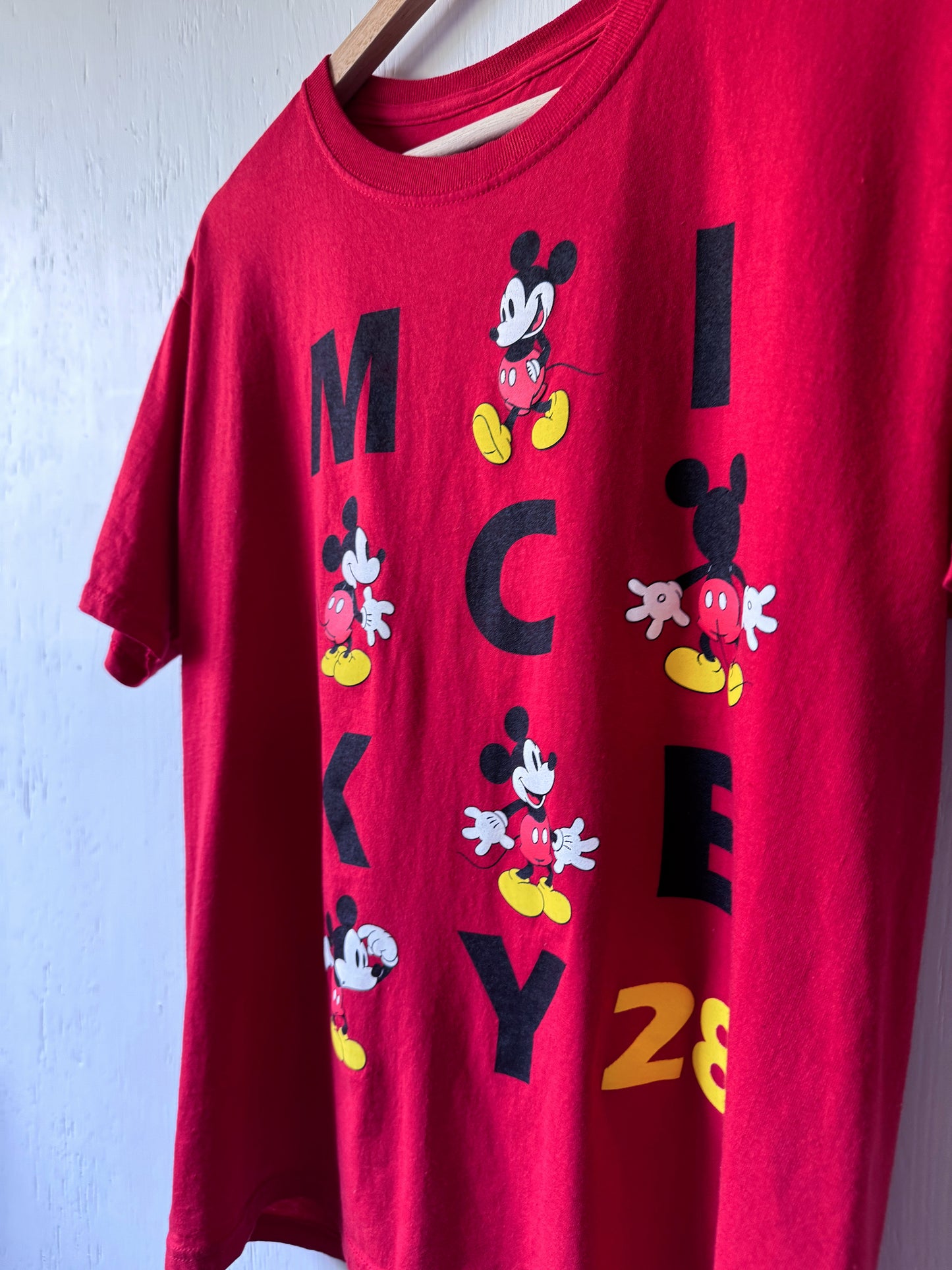 Classic Mickey Letters Tee - YXL (14/16)