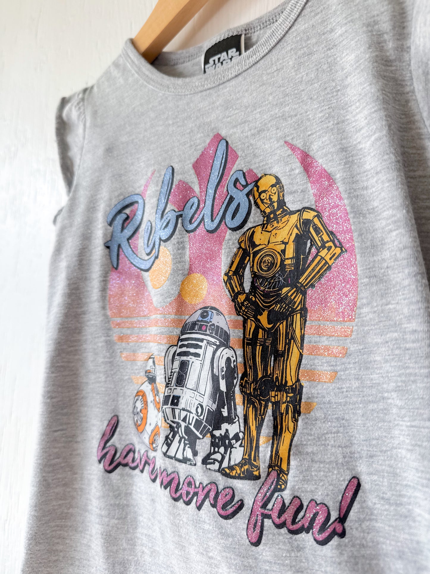 Rebels Have More Fun Ruffle Tank - 5T