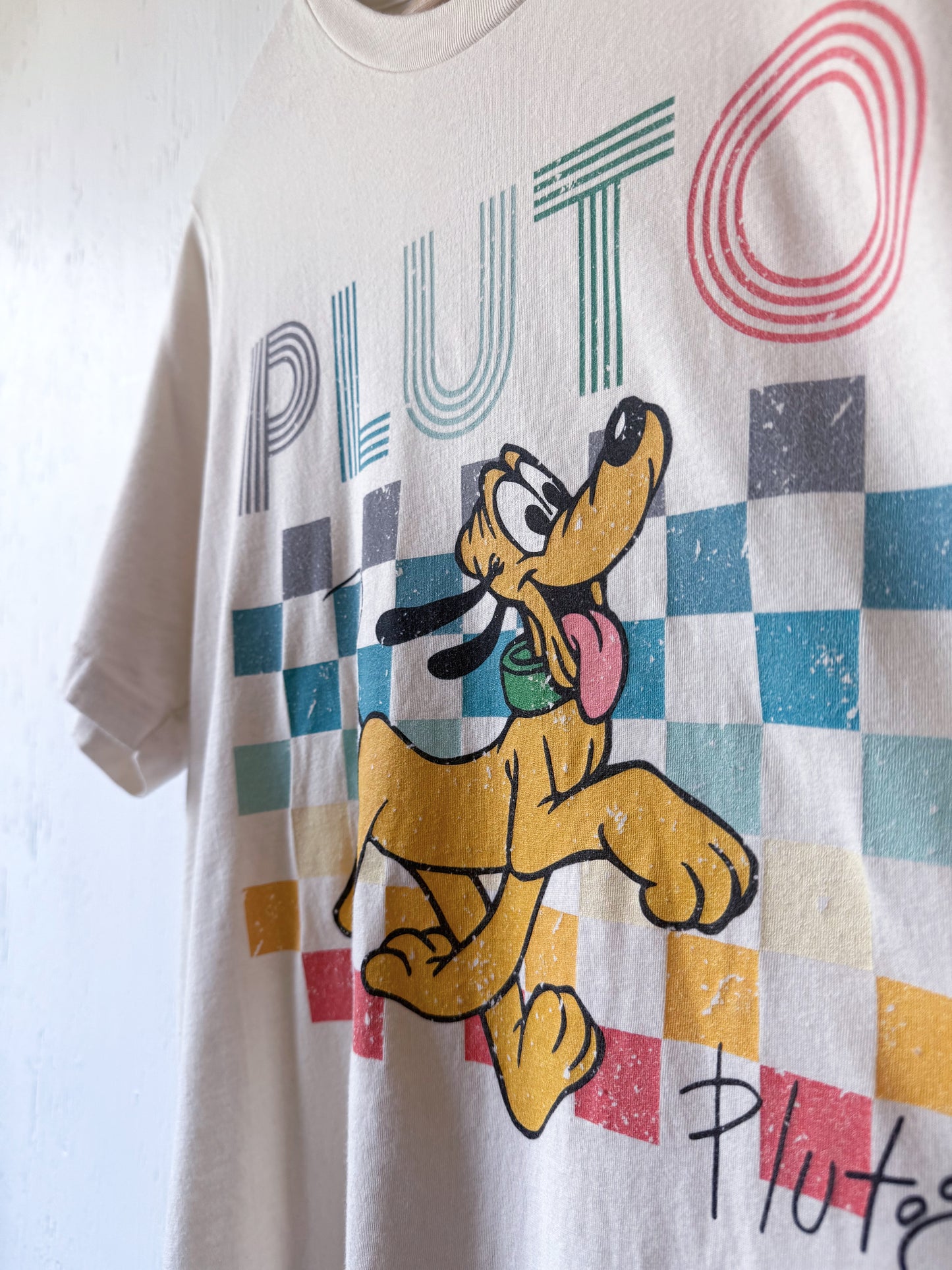 Checkered Pluto Tee - L