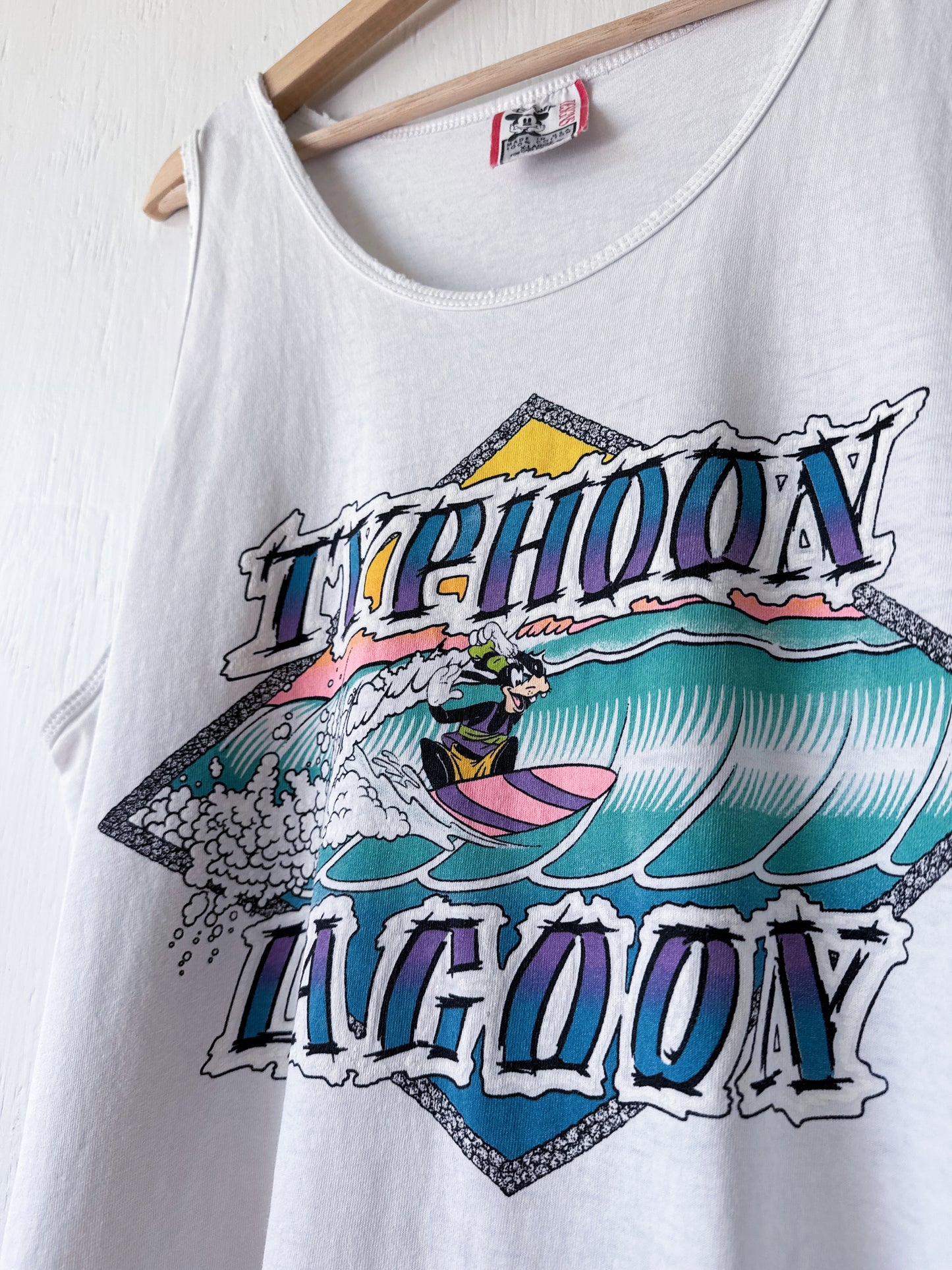 VINTAGE 90’s Goofy Typhoon Lagoon Tank - XL