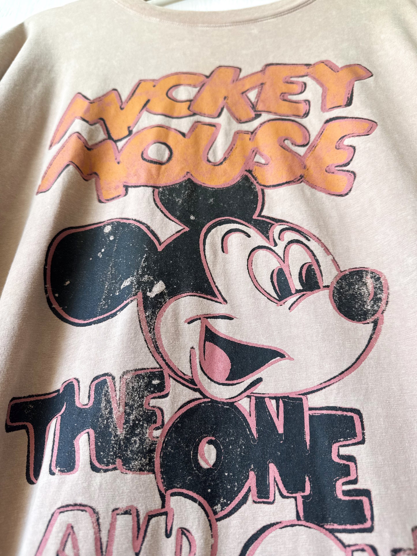 Cotton On x Disney Mickey Neutral Tee - XL