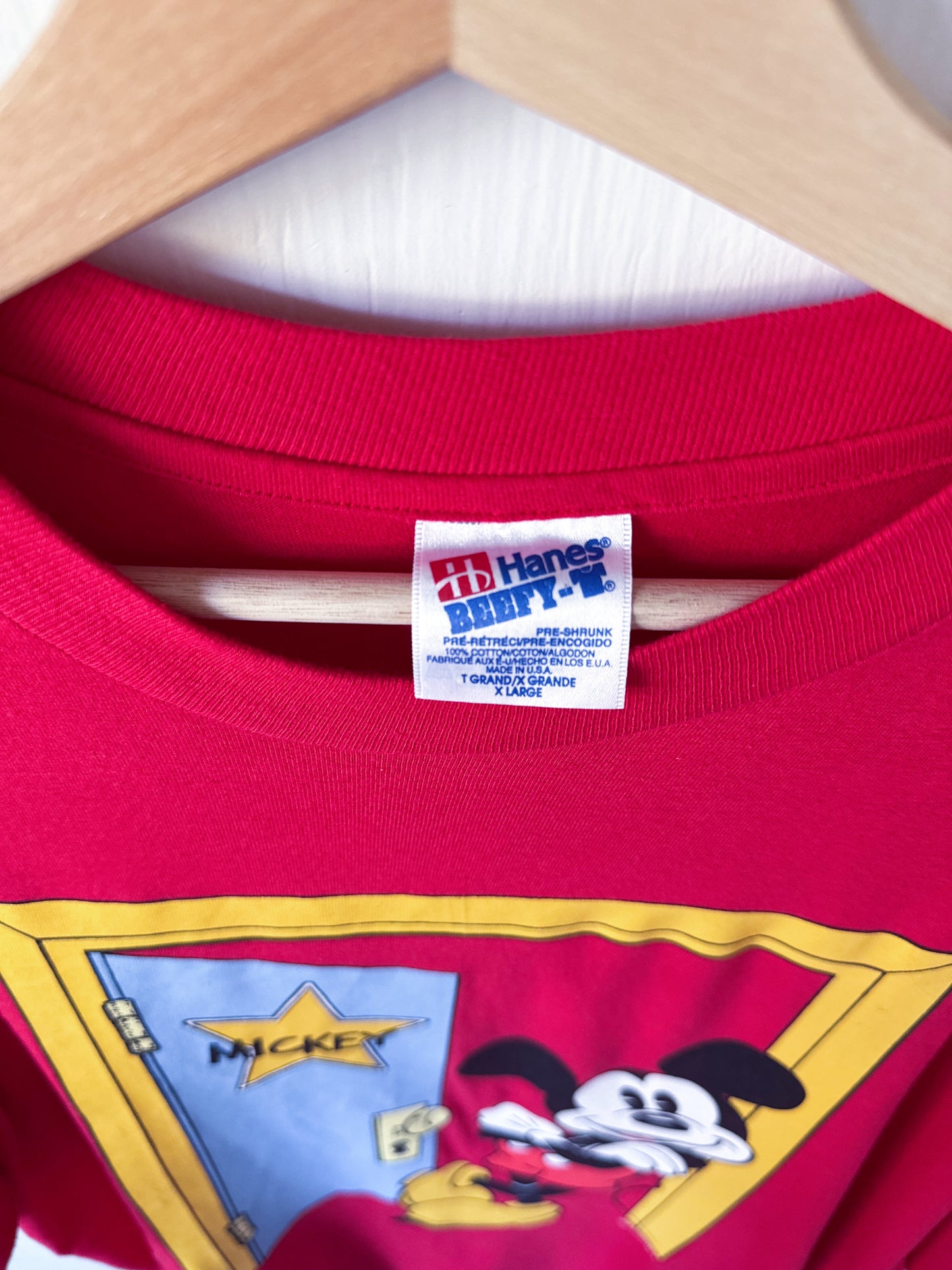 VINTAGE 90’s Mickey Dressing Room Tee - XL