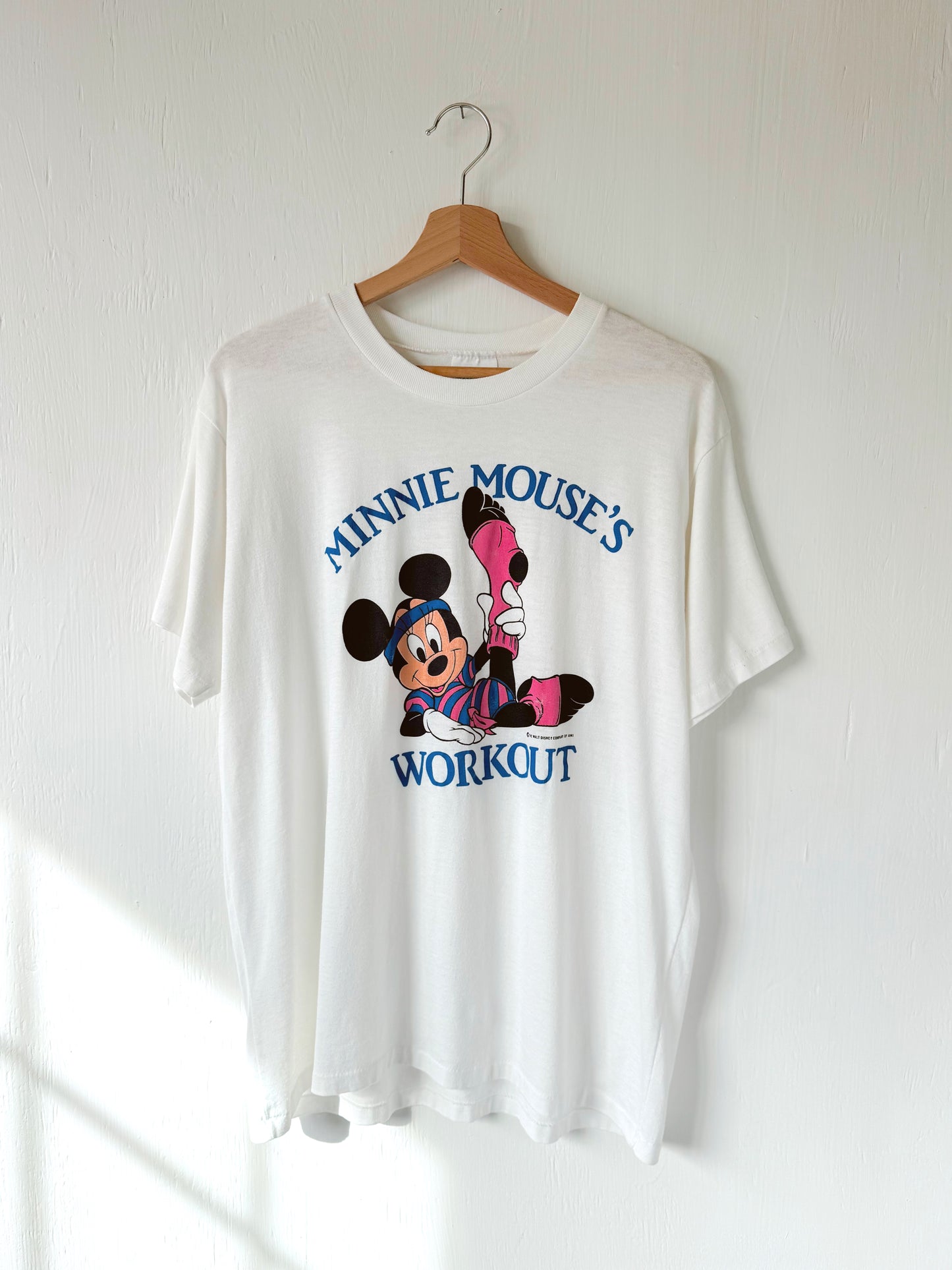 VINTAGE Rare Minnie Workout Tee - OS