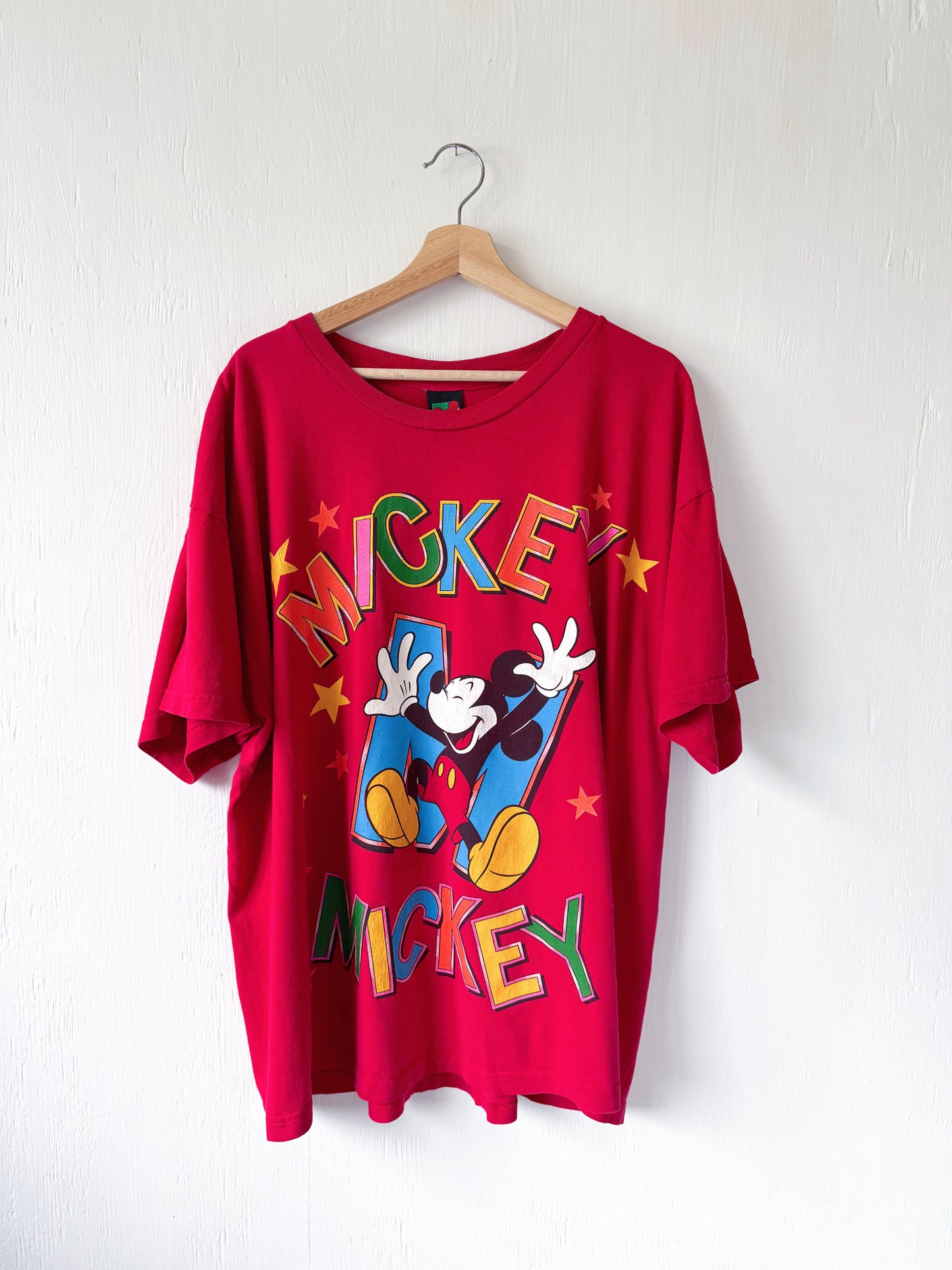VINTAGE 90’s Mickey Stars Tee - 2X