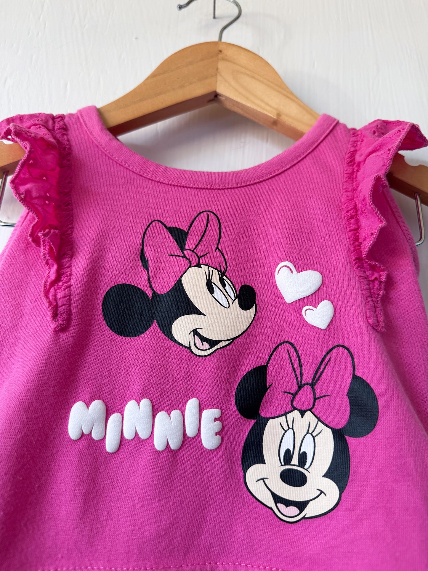 Minnie Hearts Flutter Tank - 18M