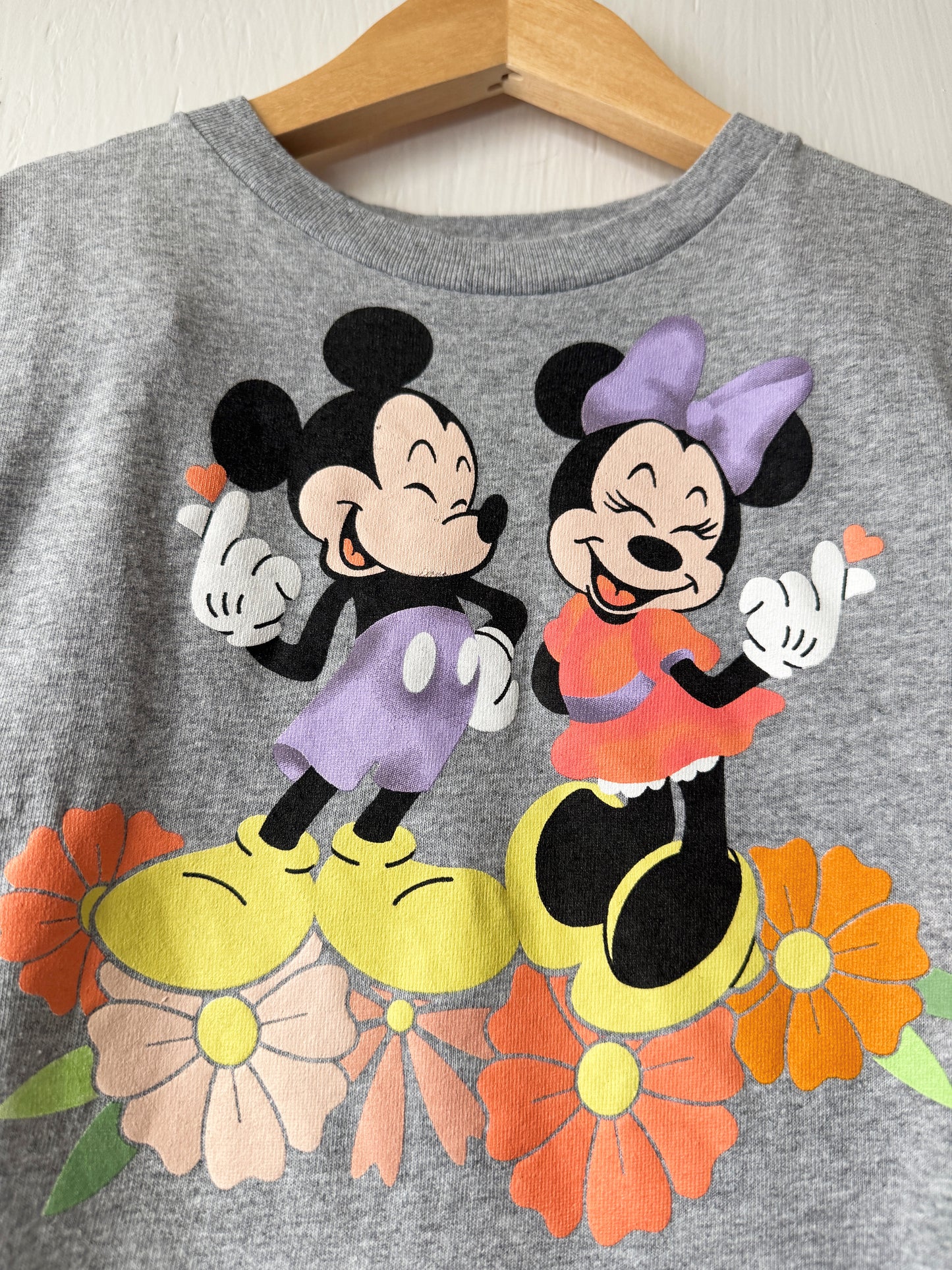 Mickey + Minnie Floral Tee - 4T
