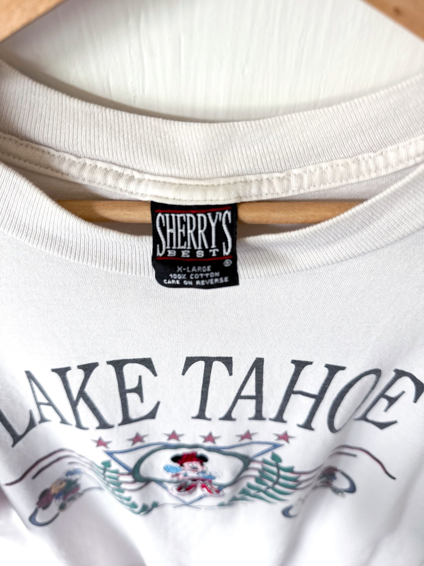 VINTAGE Hiking Mickey Tahoe Tee - XL