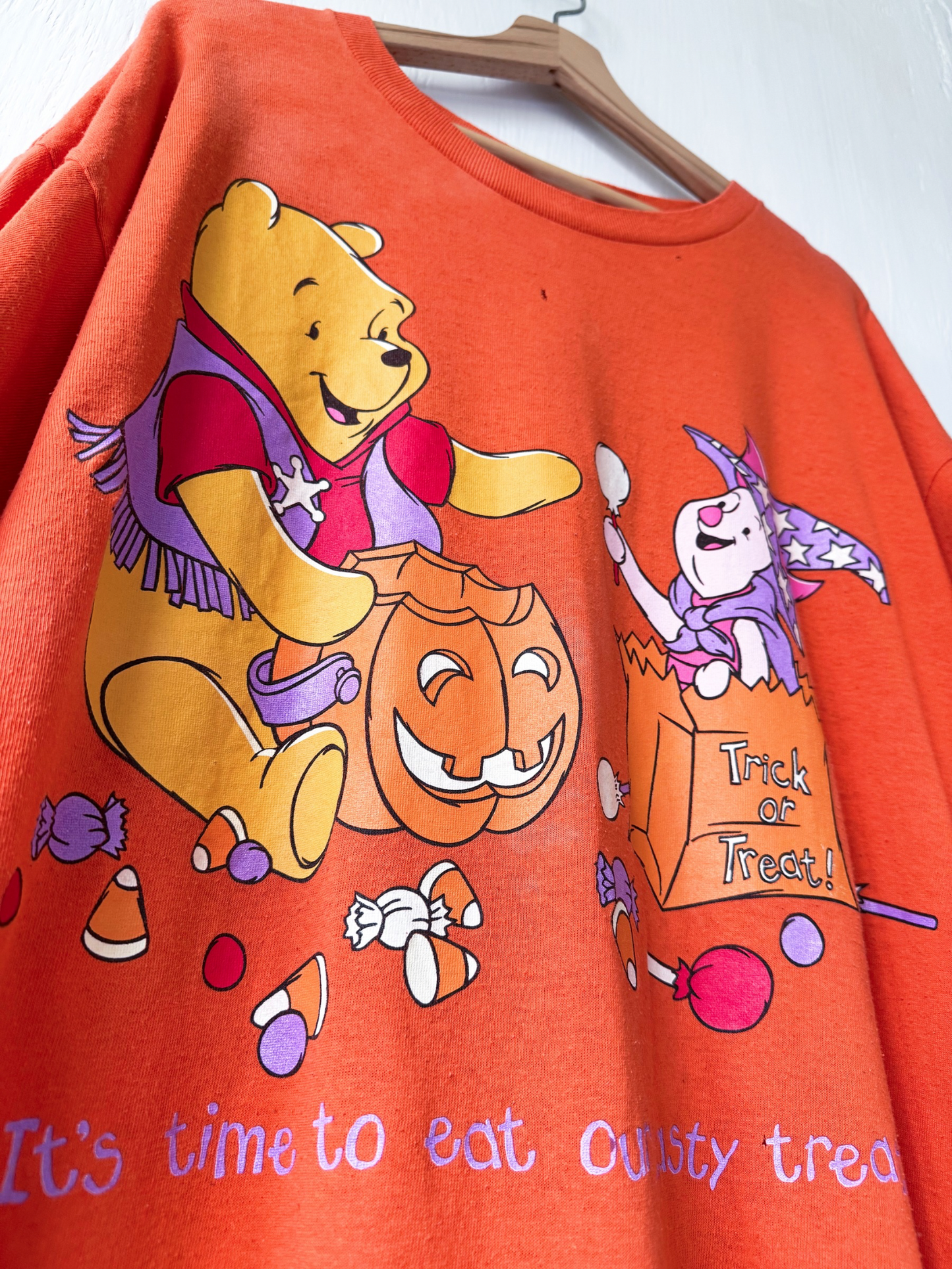VINTAGE 90’s Piglet Pooh Candy Tee - XL/2X